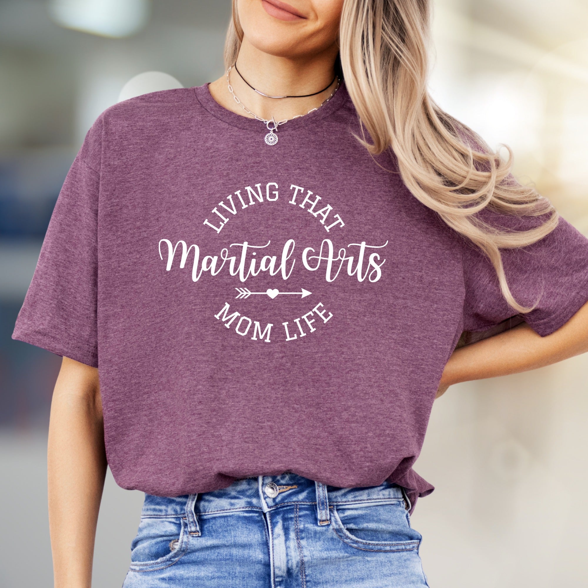 "Living That Martial Arts Mom Life" Calligraphy Graphic Tee, a Lifestyle Pick for Dedicated Moms