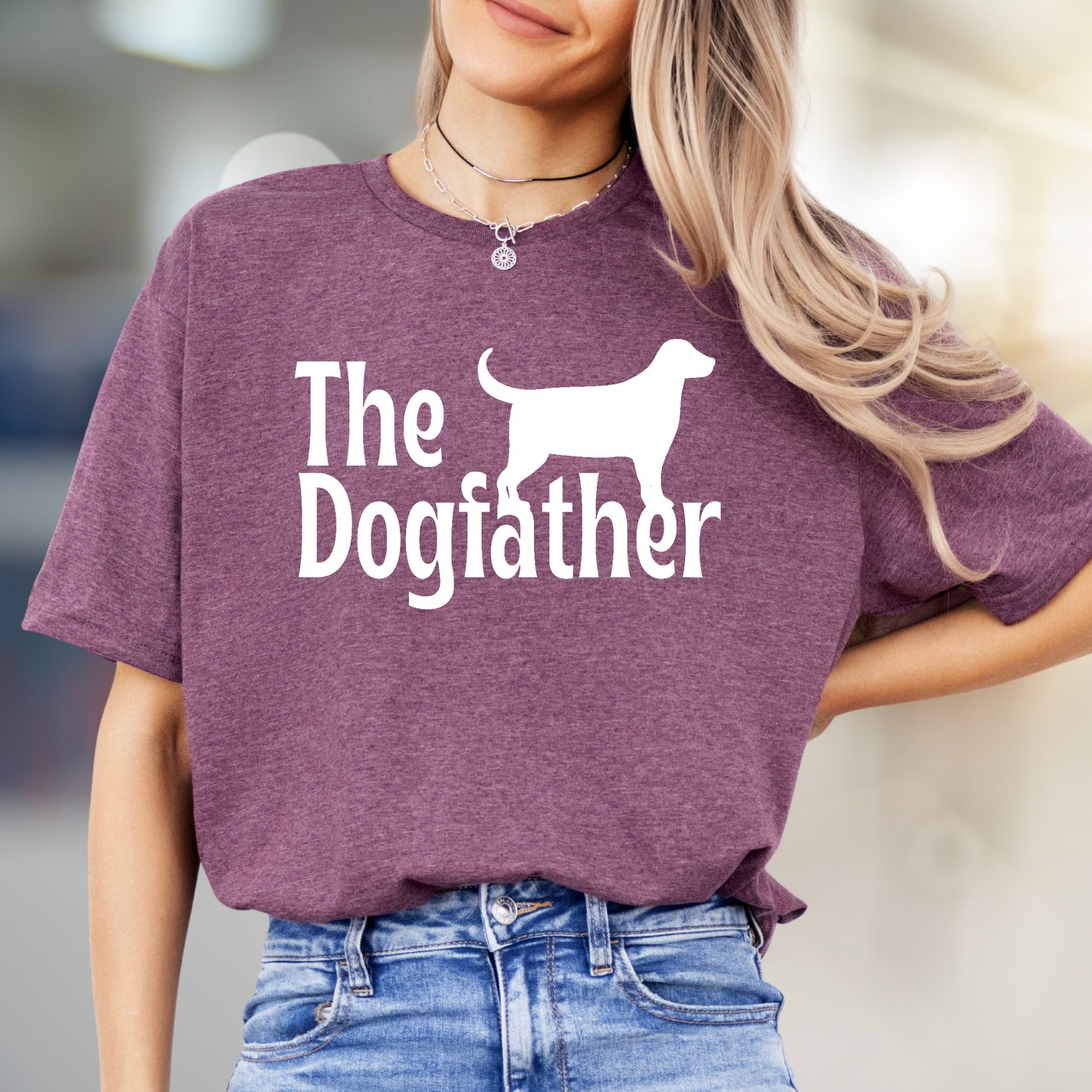 "The Dogfather" Canine Humor Graphic Tee, a Pet Lover's Statement Piece