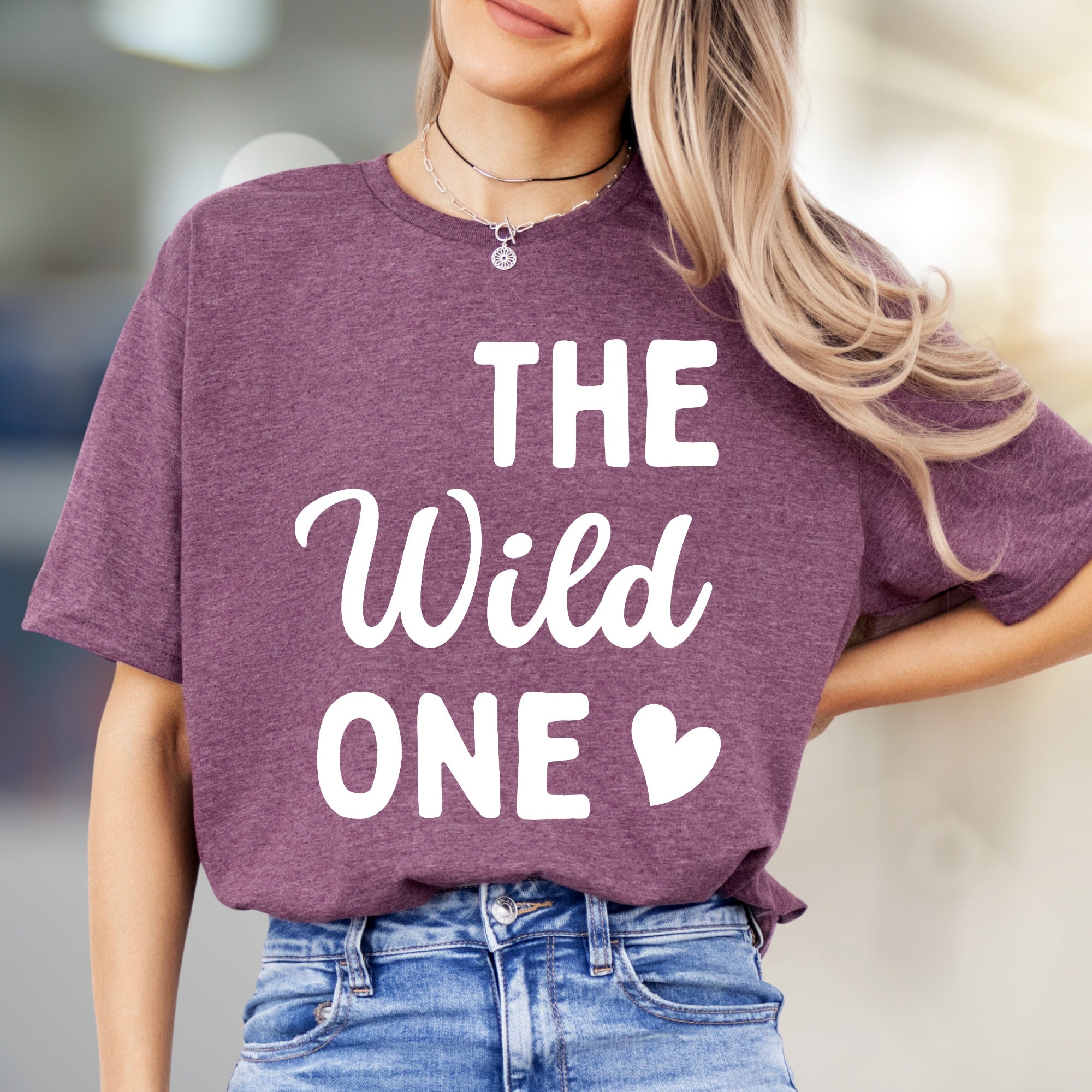 "THE Wild ONE" Bold Statement Graphic Tee, a Playful Pick for Free Spirits