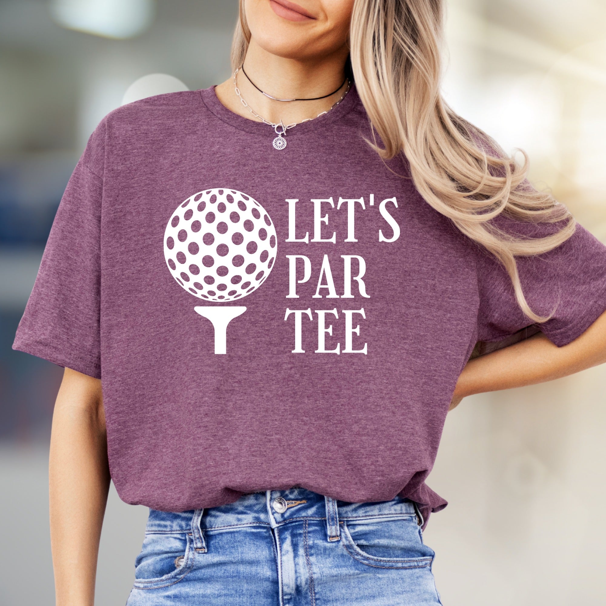 Let's Par Tee Golf Graphic Tee, A Playful Sports Pick for Golfers