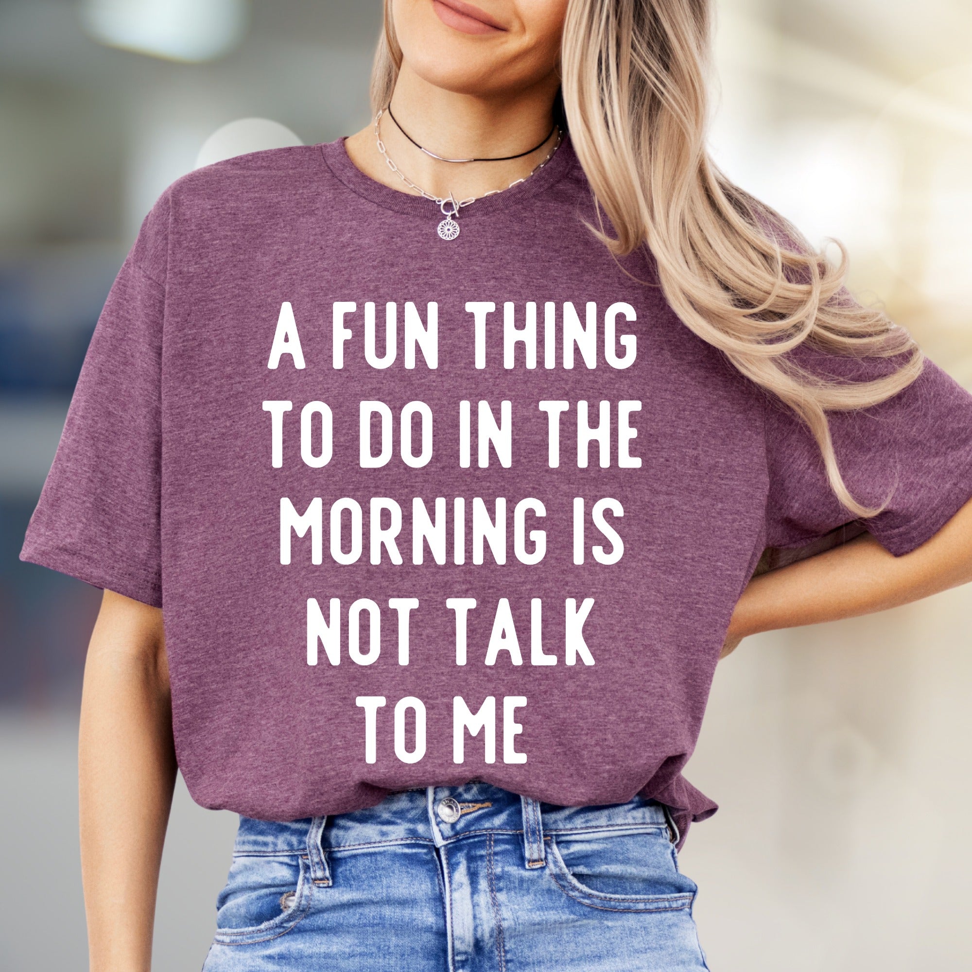 "DON'T TALK TO ME" Funny Morning Person T-Shirt, a Humorous Tee for Introverts