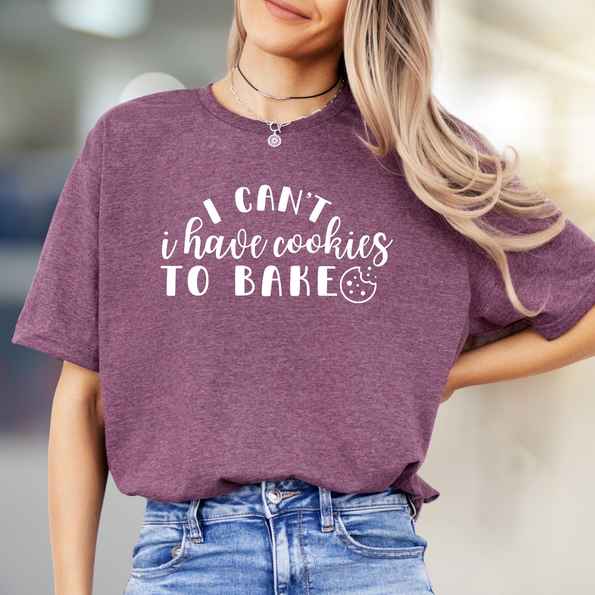 "I Can't I Have Cookies To Bake" Fun Graphic Tee, a Baker's Delight for Sweet Tooths