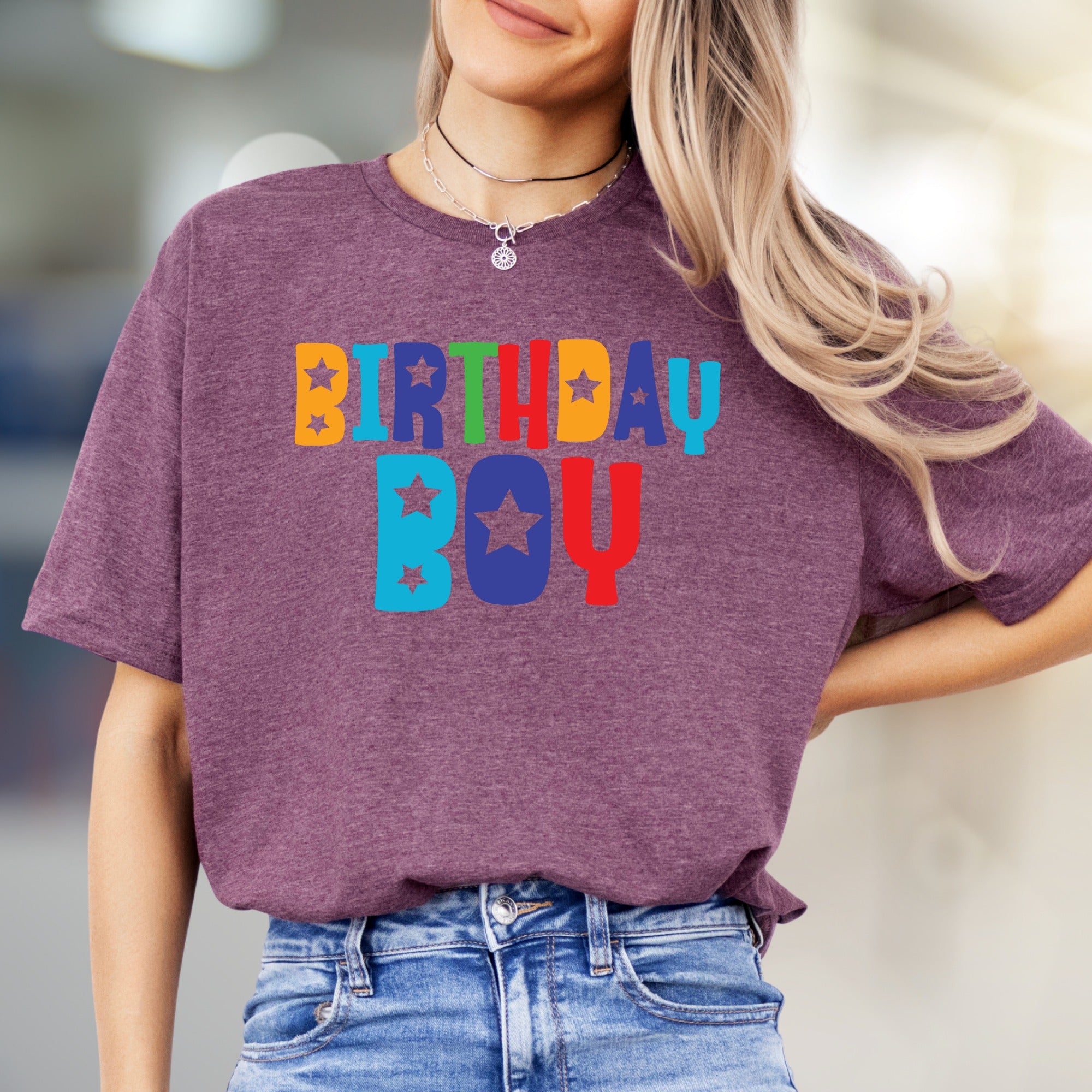 "BIRTHDAY BOY" Celebration Graphic Tee, a Fun Niche Pick for Party-Goers