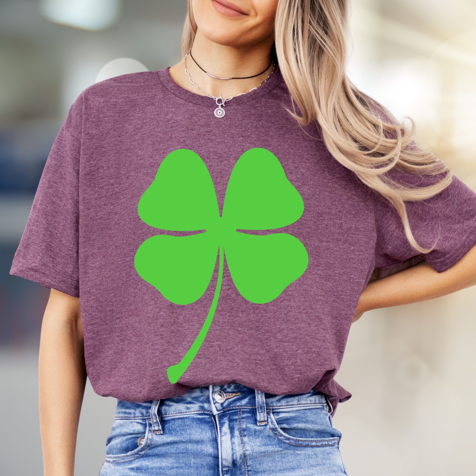 Four Leaf Clover Luck Graphic Tee, a St. Patrick's Day Pick for Everyone