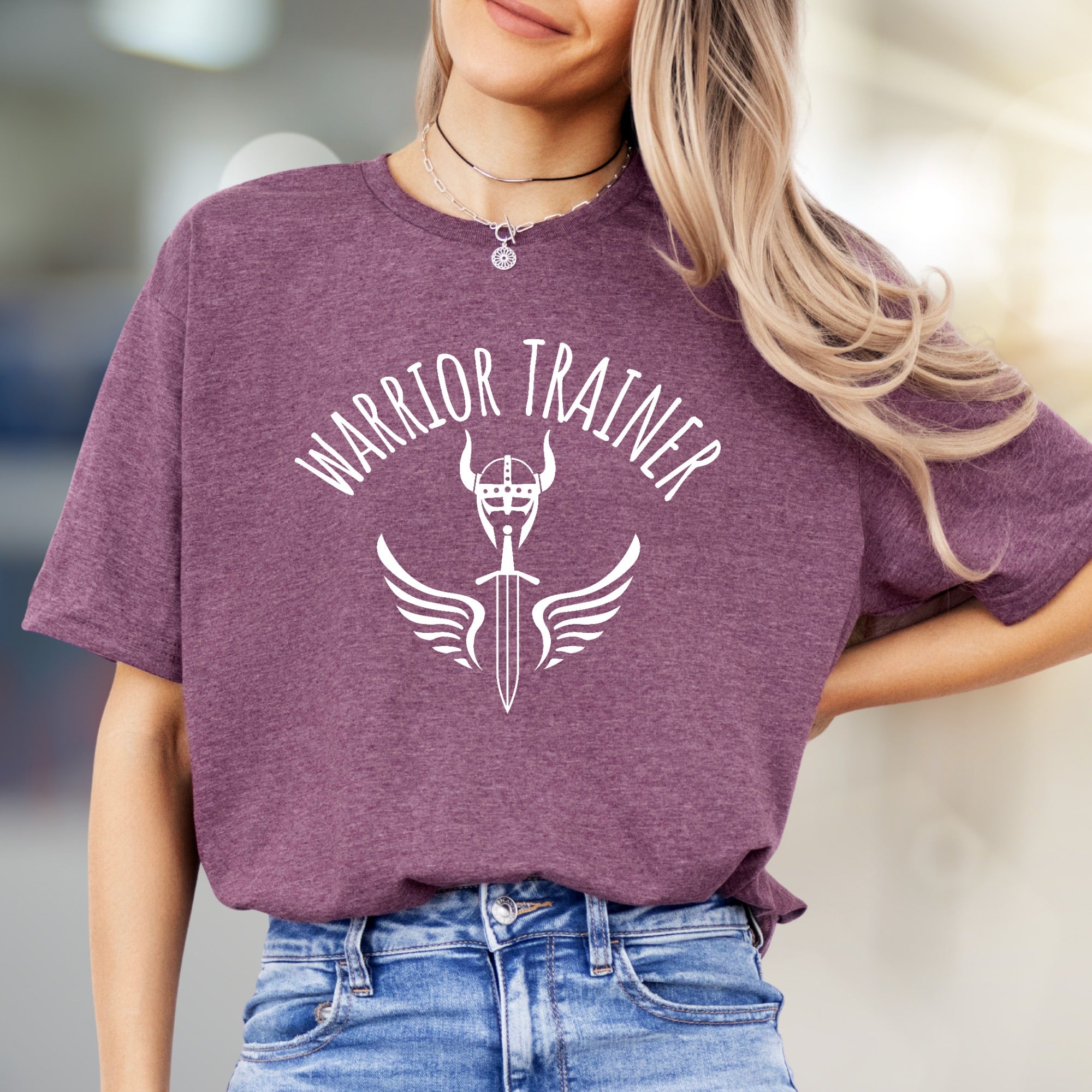 "Warrior Trainer" Viking Graphic Tee, a Strength-Inspired Pick for Fitness Enthusiasts