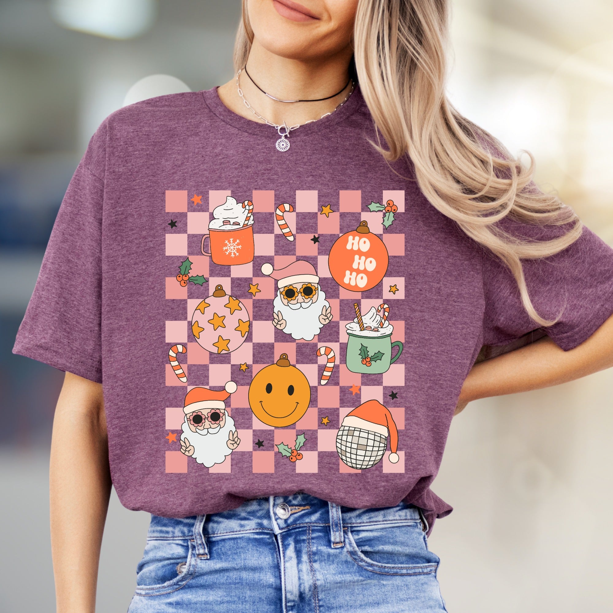 Ho Ho Ho Cheerful Christmas Graphic Tee, a Mirthful Holiday Pick for Everyone