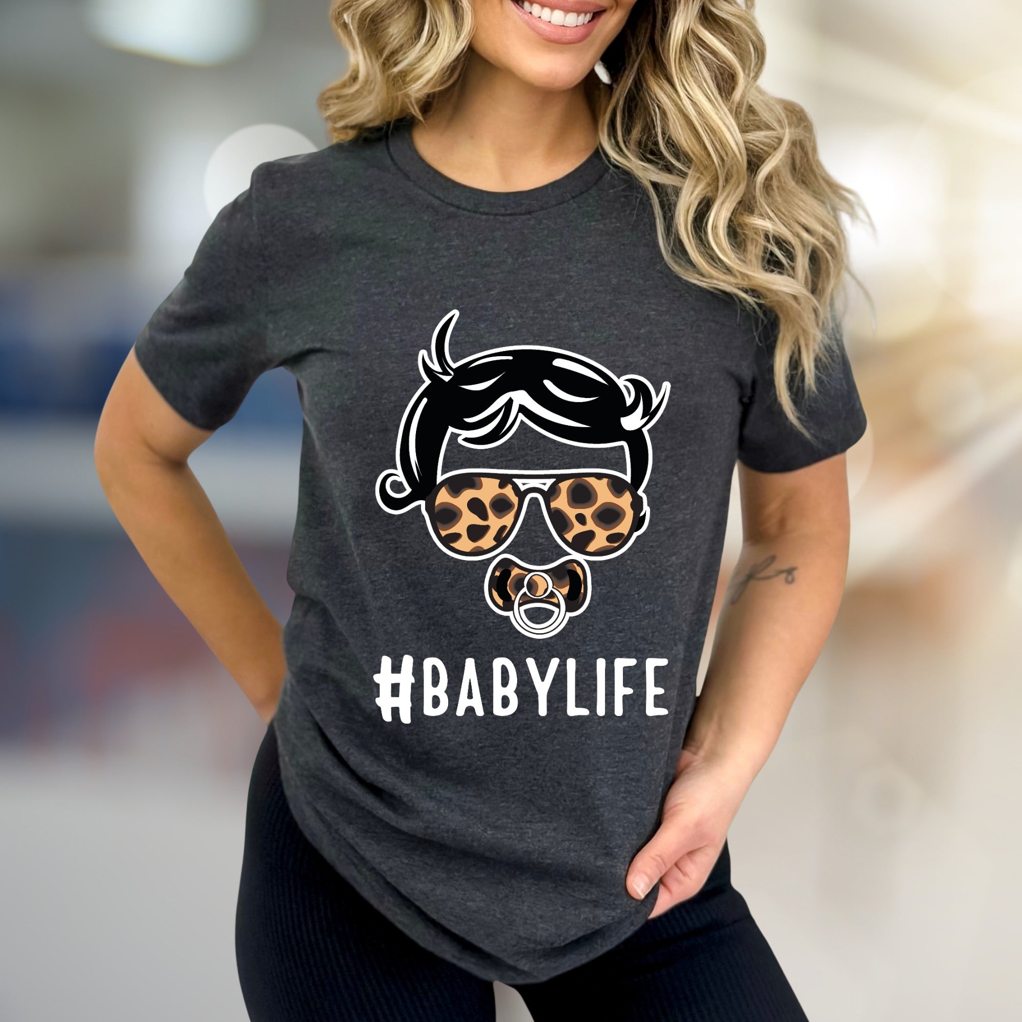 #BABYLIFE Leopard Cool Kid Graphic Tee, a Trendy Parent Pick for Modern Moms & Dads
