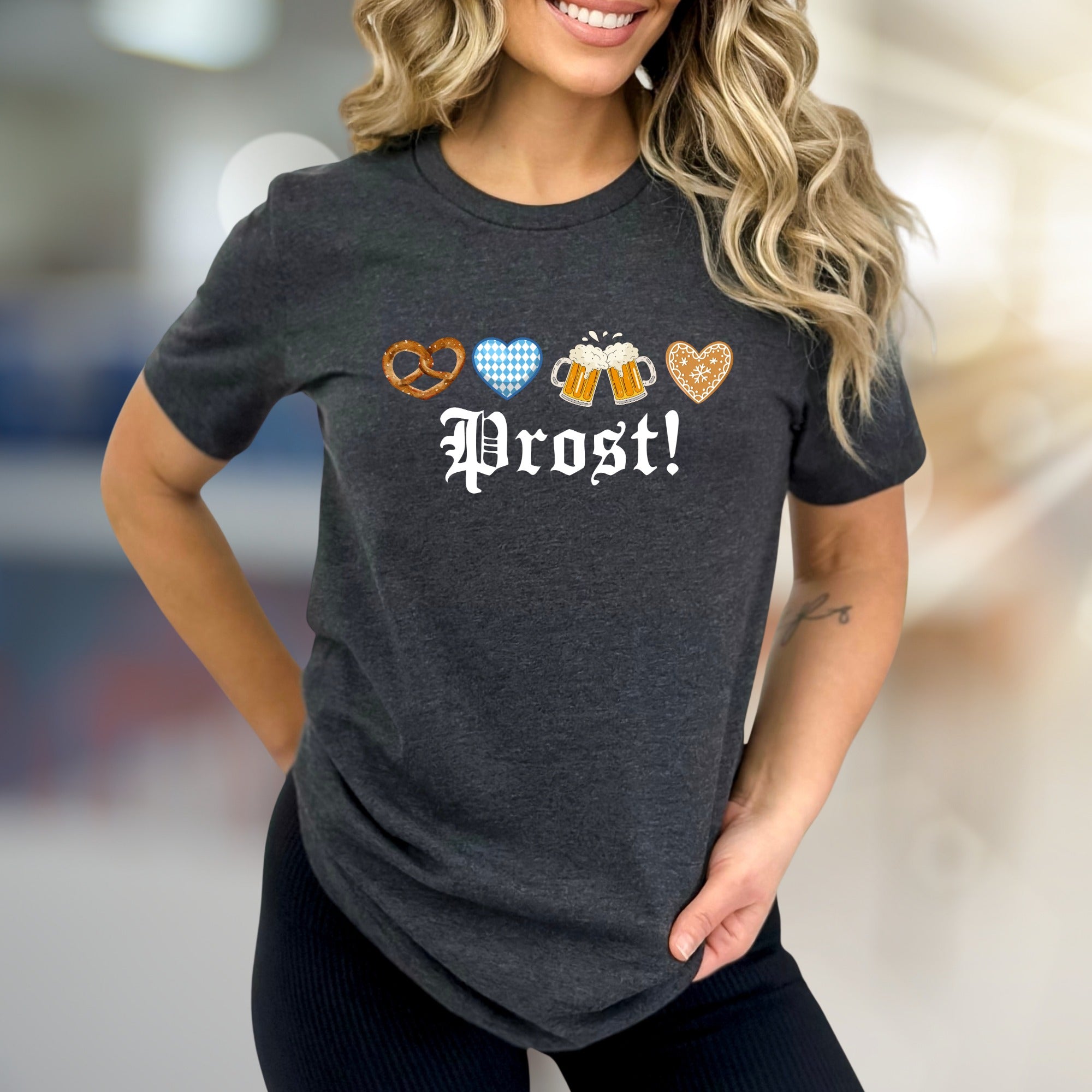 Prost! Bavarian Celebration Graphic Tee, a Festive Pick for Beer Lovers