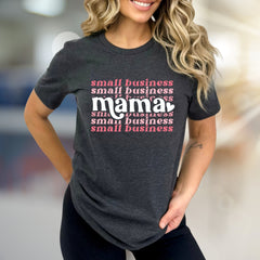 "Small Business Mama" Retro Graphic Tee, a Heartfelt Pick for Entrepreneurial Moms