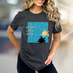 “Summer Vibes Only” Ocean Graphic Tee, a Coastal Pick for Beach Lovers
