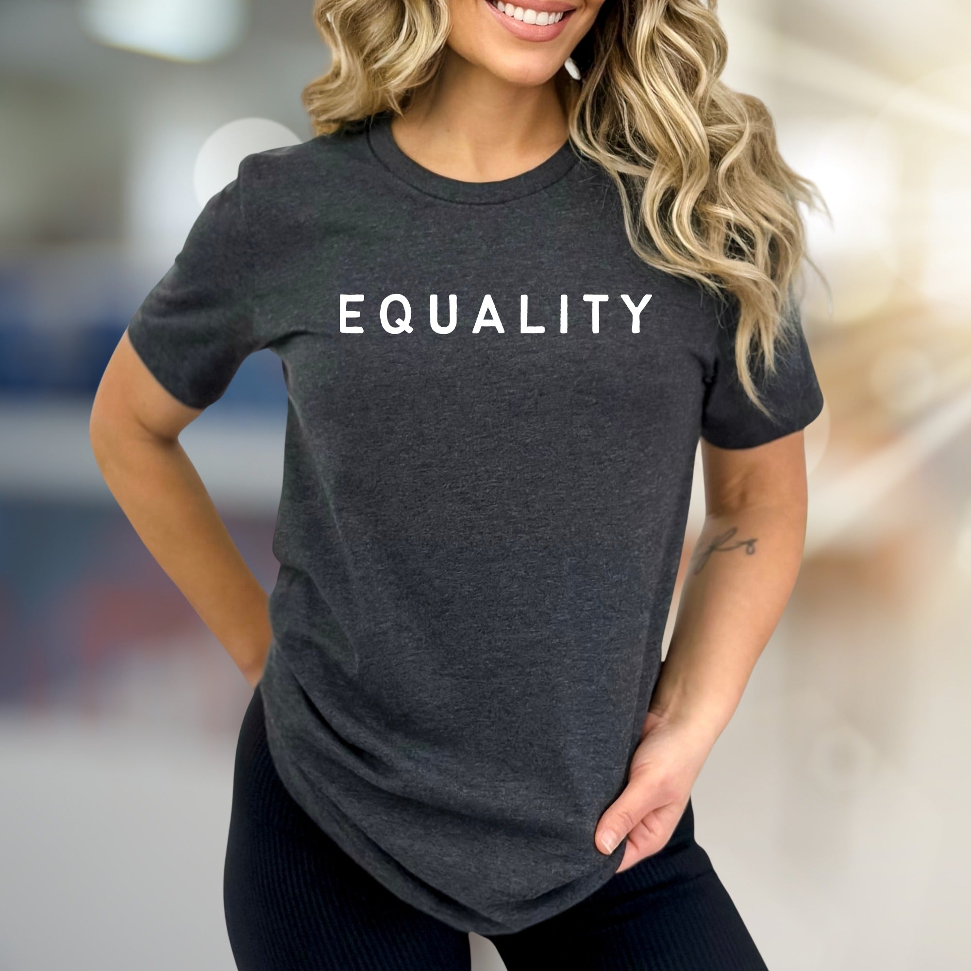 "EQUALITY" Statement Graphic Tee, a Bold Social Message Pick for Advocates