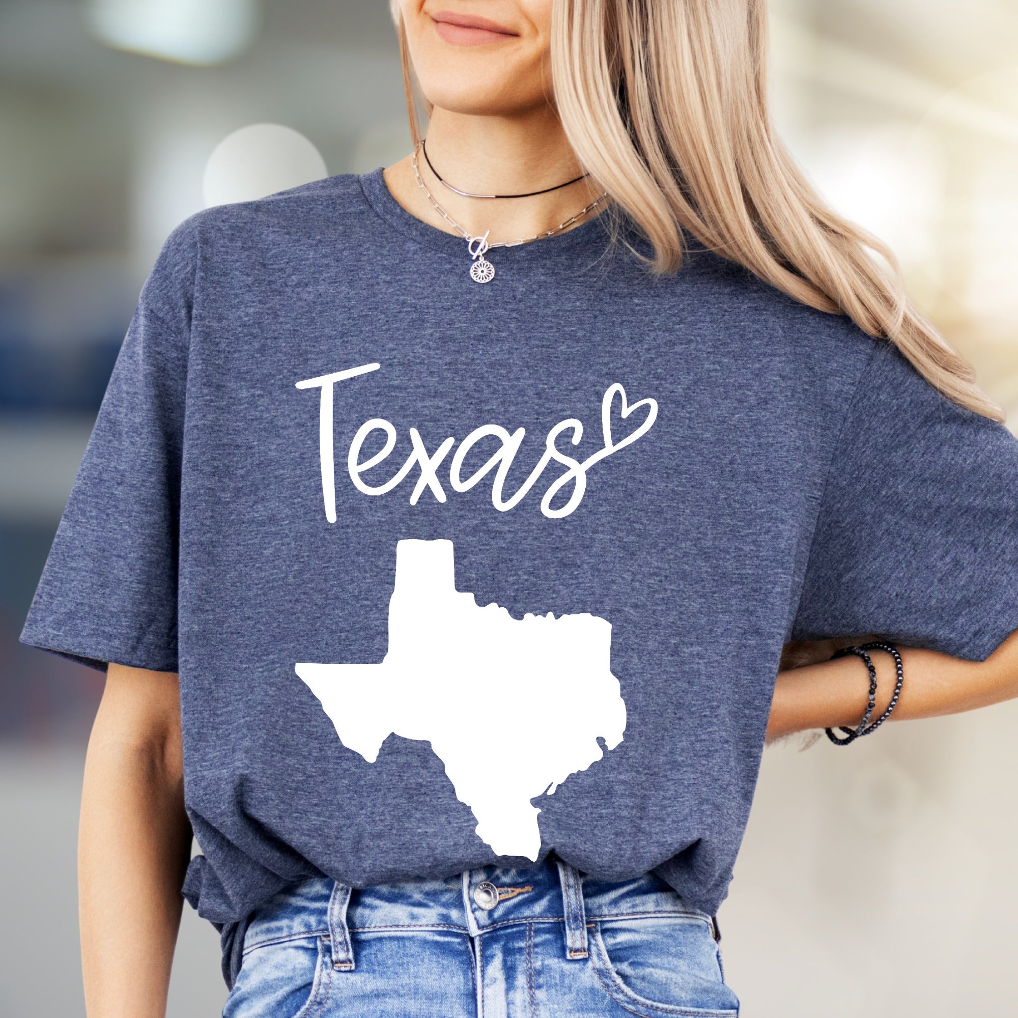 "Texas" State Map Graphic Tee, a Lone Star Lifestyle Pick for Texans