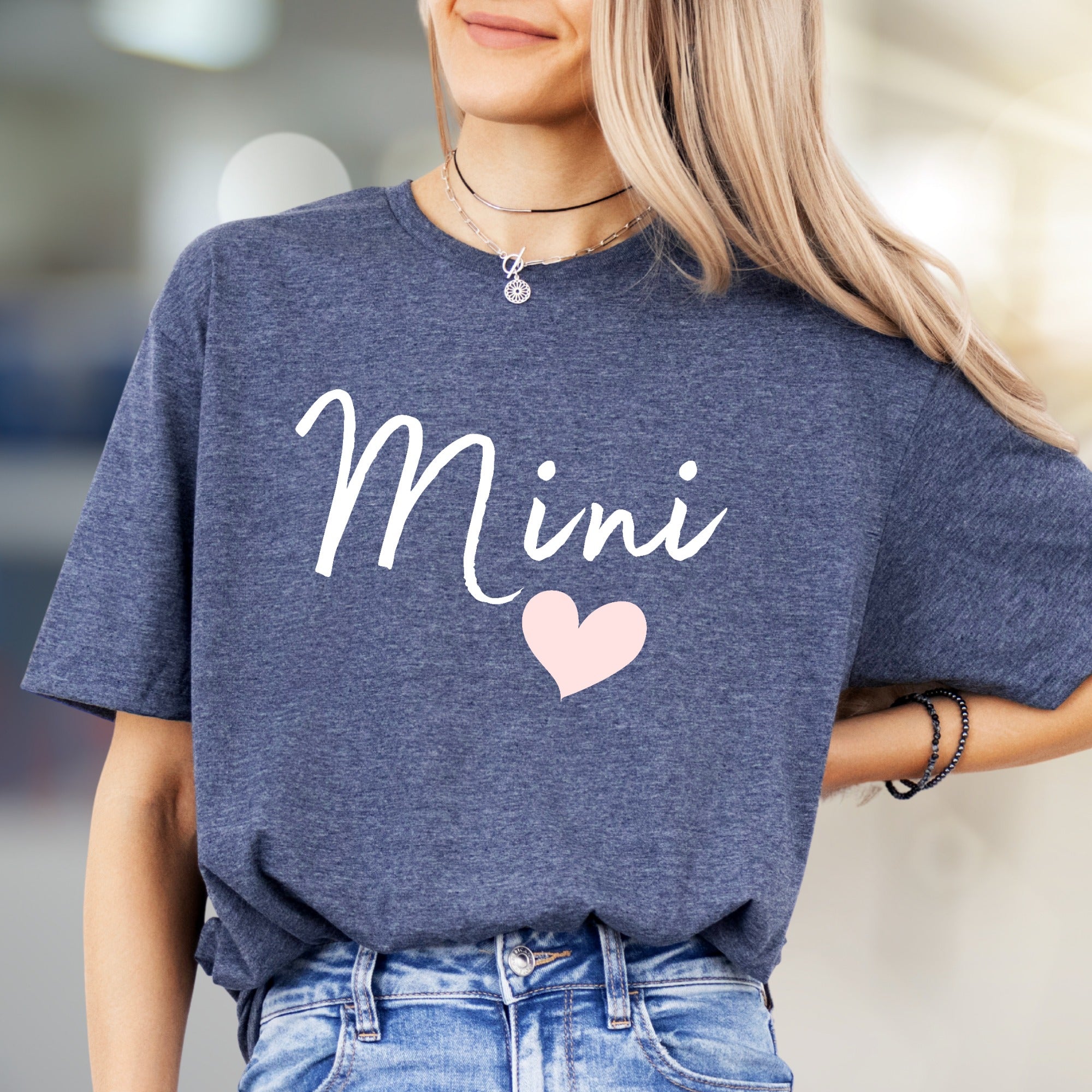 "Mini" Script Heart Graphic Tee, a Sweet Family Pick for Moms & Daughters