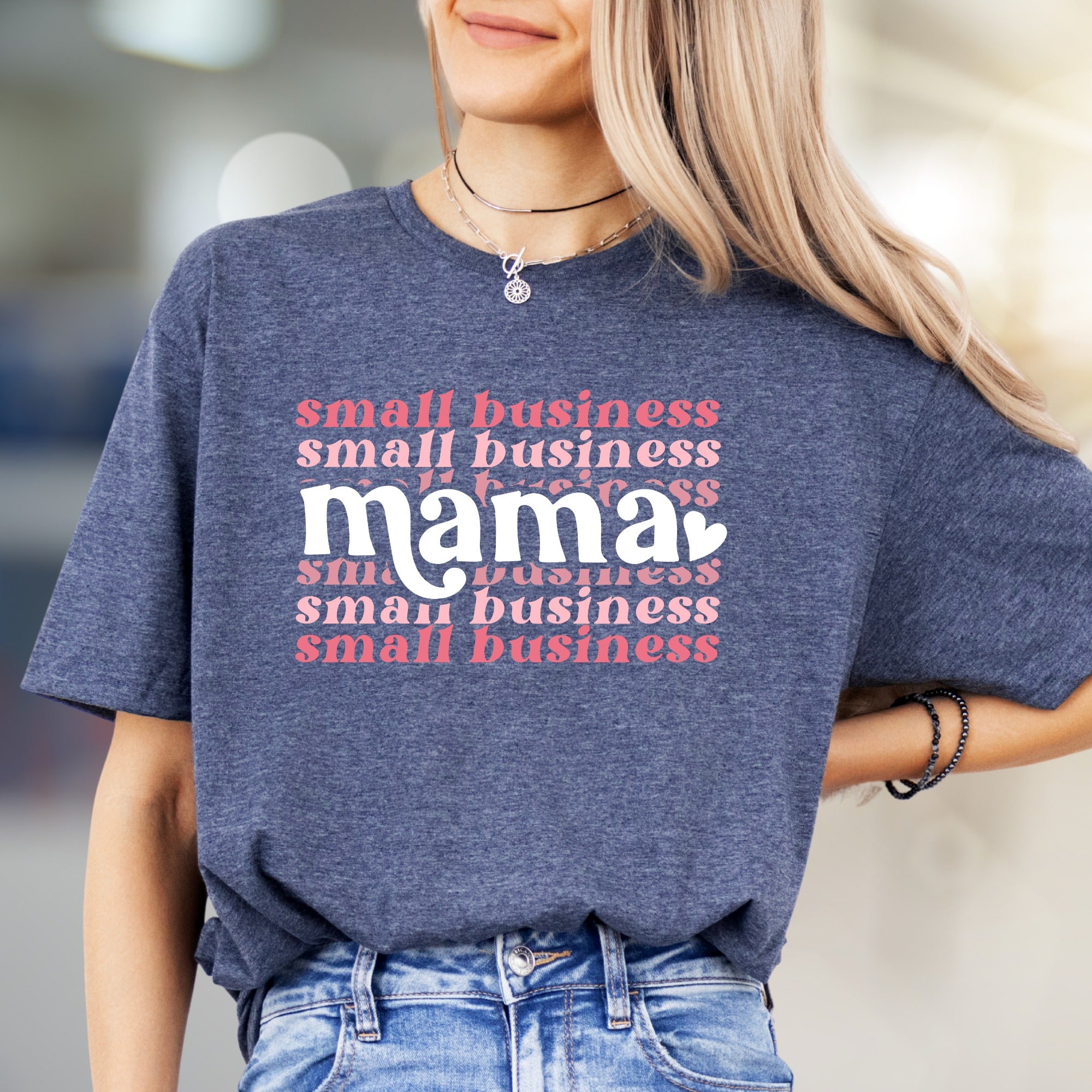 "Small Business Mama" Entrepreneur Graphic Tee, a Heartfelt Pick for Dedicated Moms