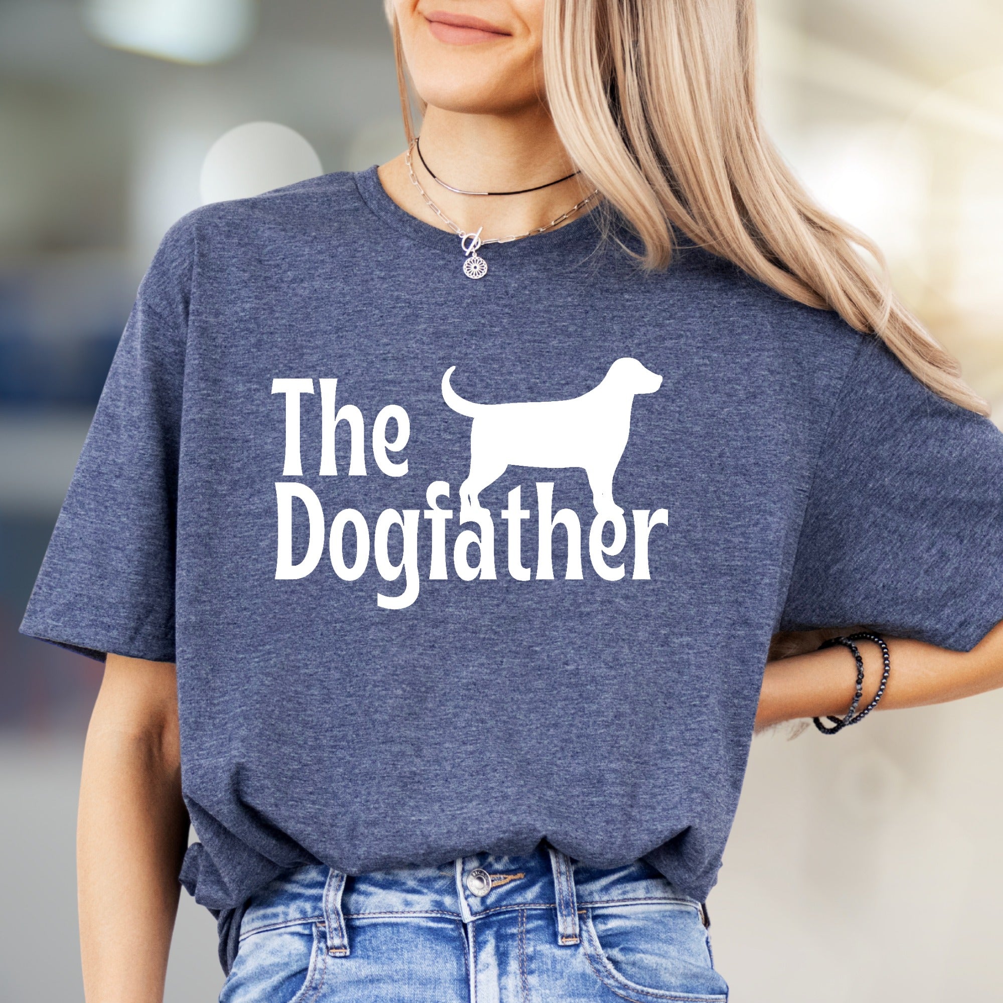 "The Dogfather" Canine Humor Graphic Tee, a Pet Lover's Statement Piece
