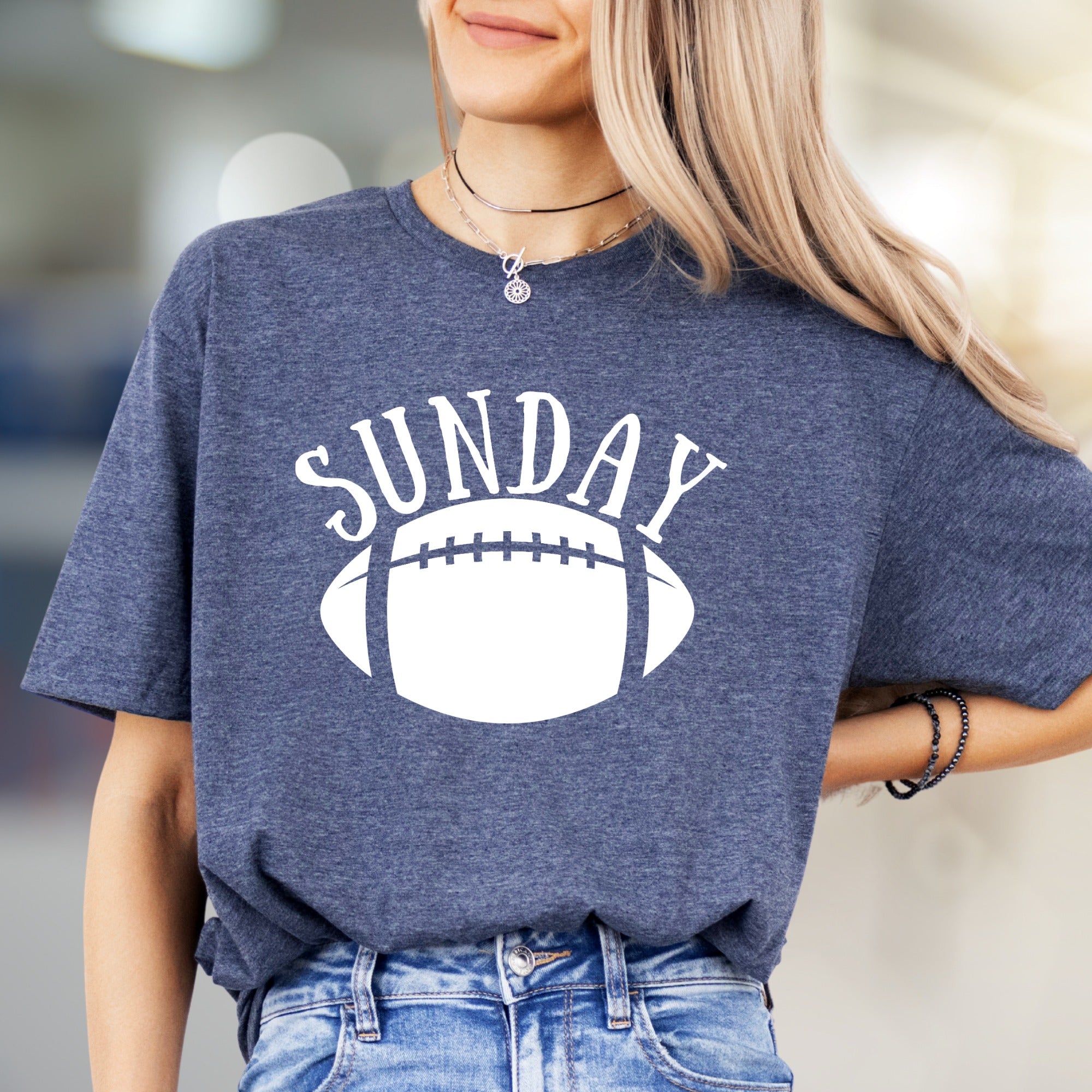 "SUNDAY" Football Graphic Tee, a Game Day Pick for Sports Fans