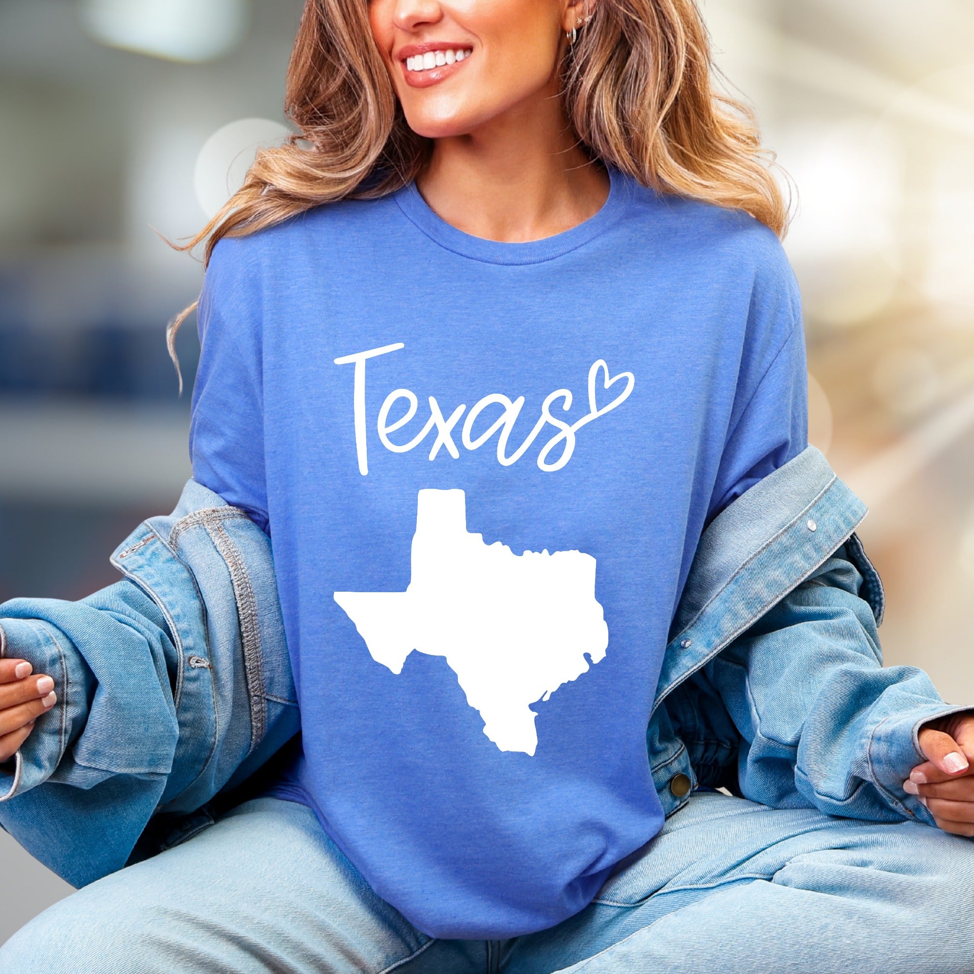 "Texas" State Map Graphic Tee, a Lone Star Lifestyle Pick for Texans