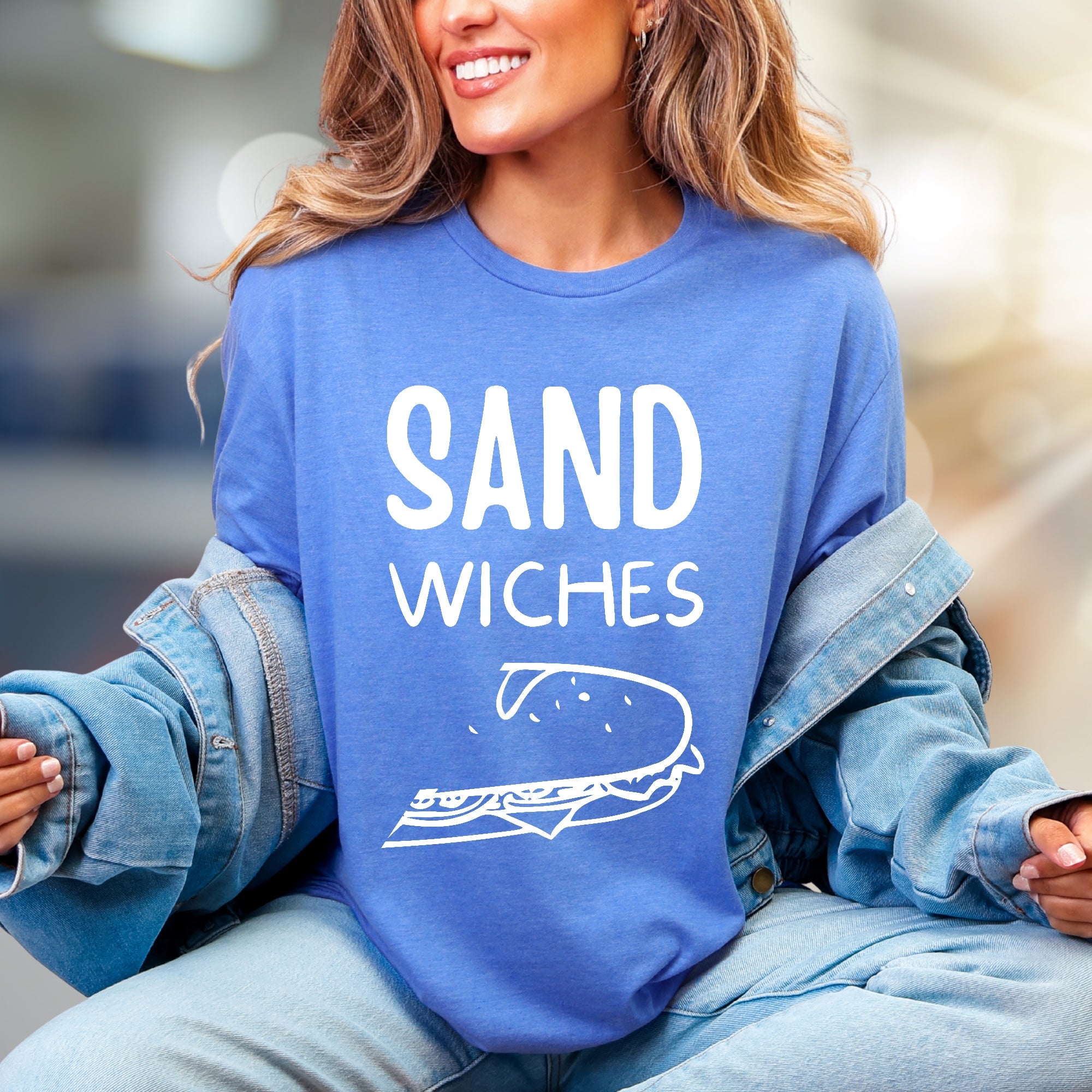 "SAND WICHES" Lunch Break Graphic Tee, a Foodie Pick for Casual Days