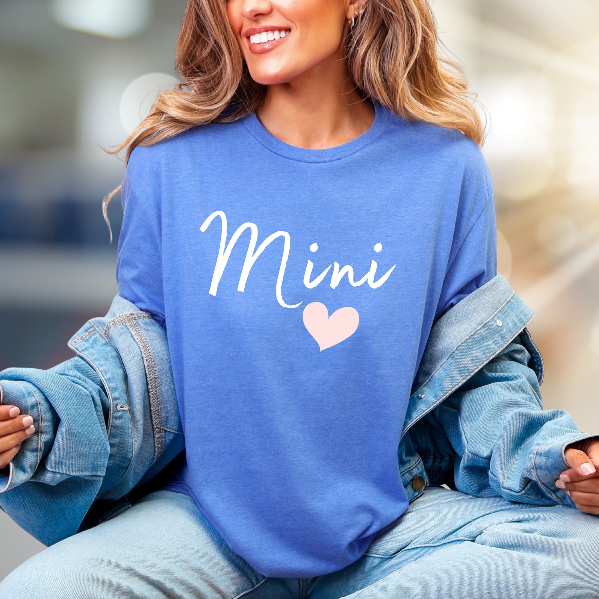 "Mini" Script Heart Graphic Tee, a Sweet Family Pick for Moms & Daughters
