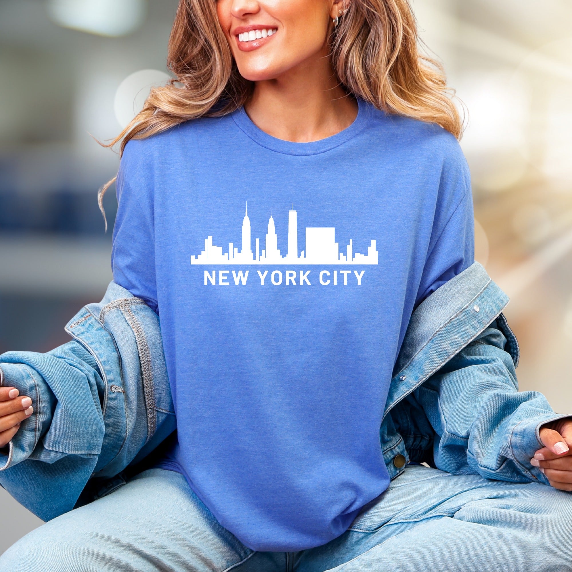 "NEW YORK CITY" Skyline Graphic Tee, an Urban Explorer Pick for City Lovers