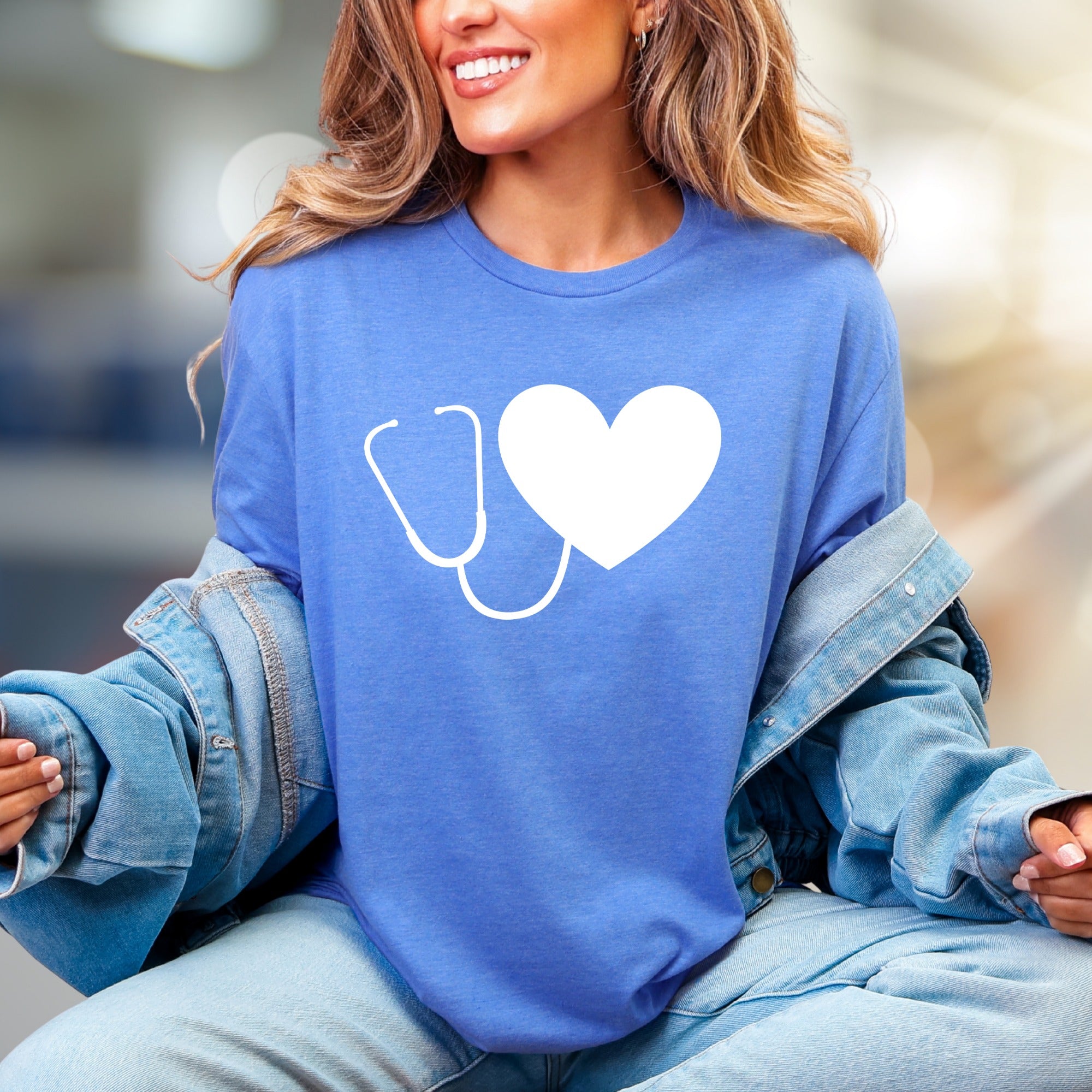Heart Stethoscope | Medical Appreciation Graphic Tee, a Healthcare Hero Pick for Everyday Comfort