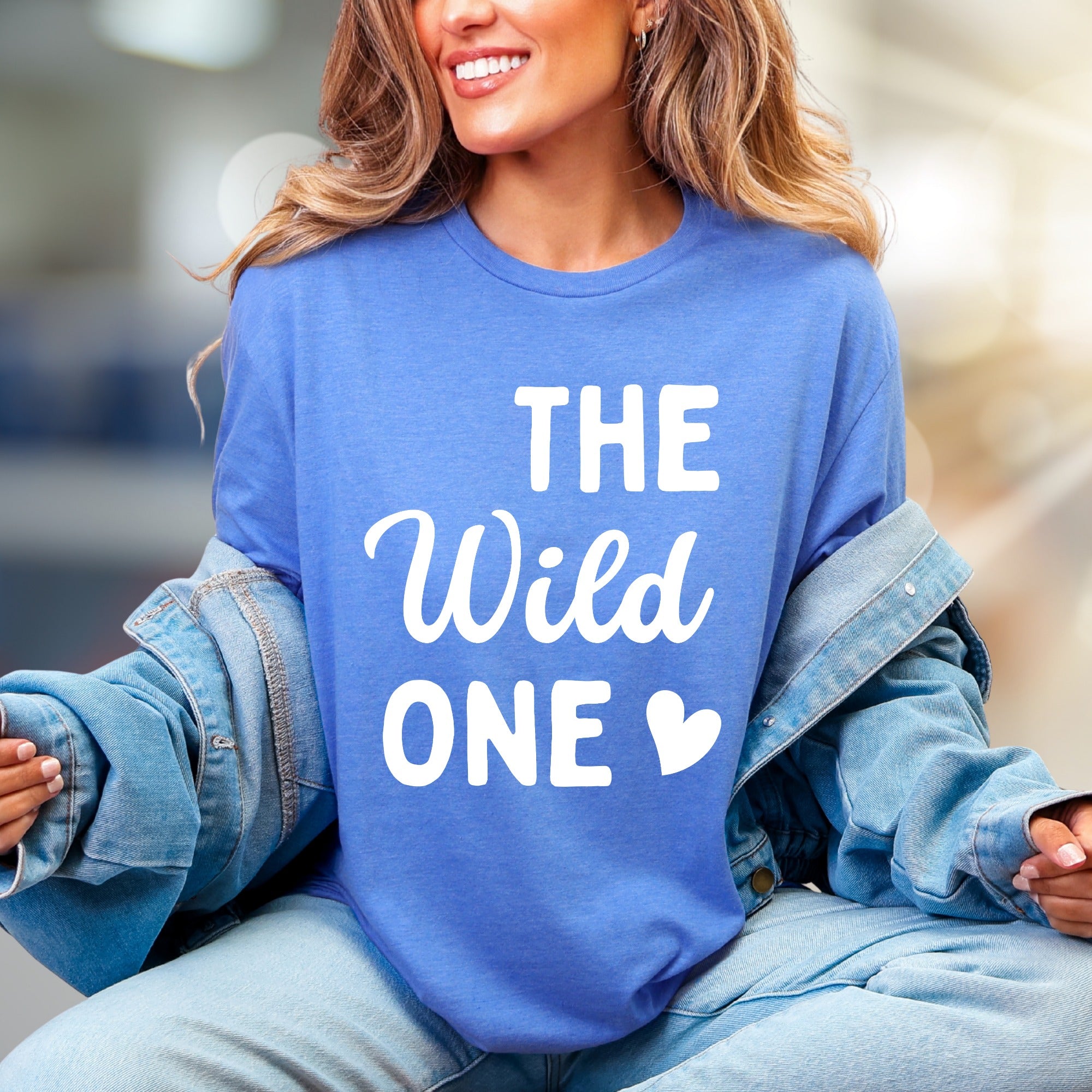"THE Wild ONE" Bold Statement Graphic Tee, a Playful Pick for Free Spirits