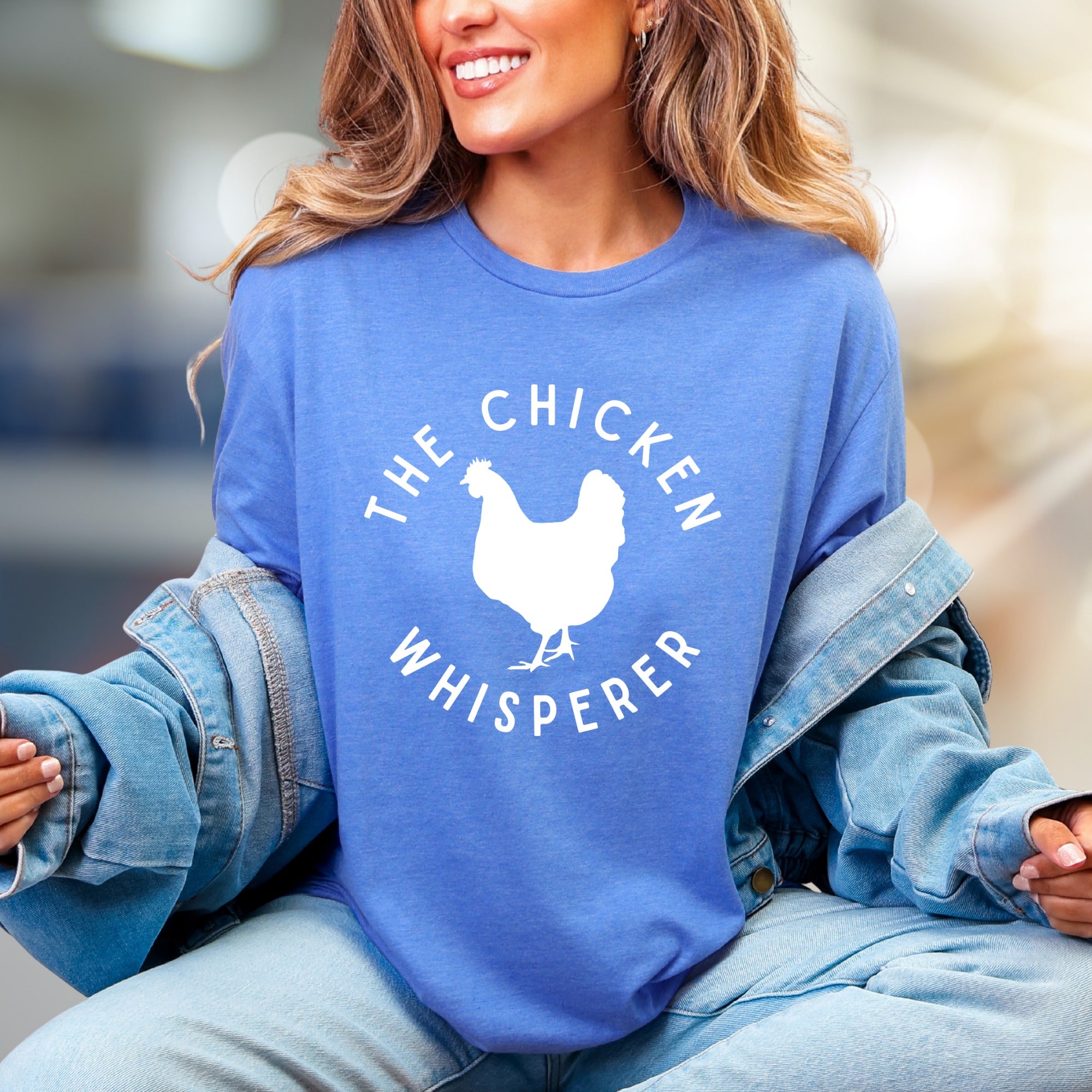 "The Chicken Whisperer" Farm Animal Graphic Tee, A Humorous Pick for Animal Lovers