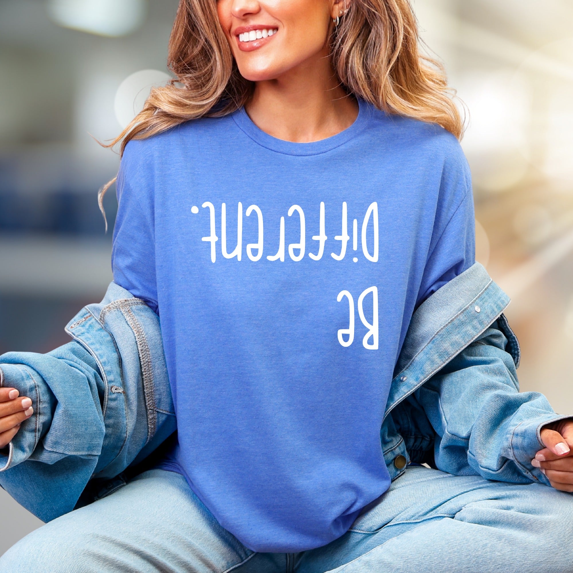 "Be Different." Unique Wordplay Graphic Tee, a Bold Statement Pick for Individuals