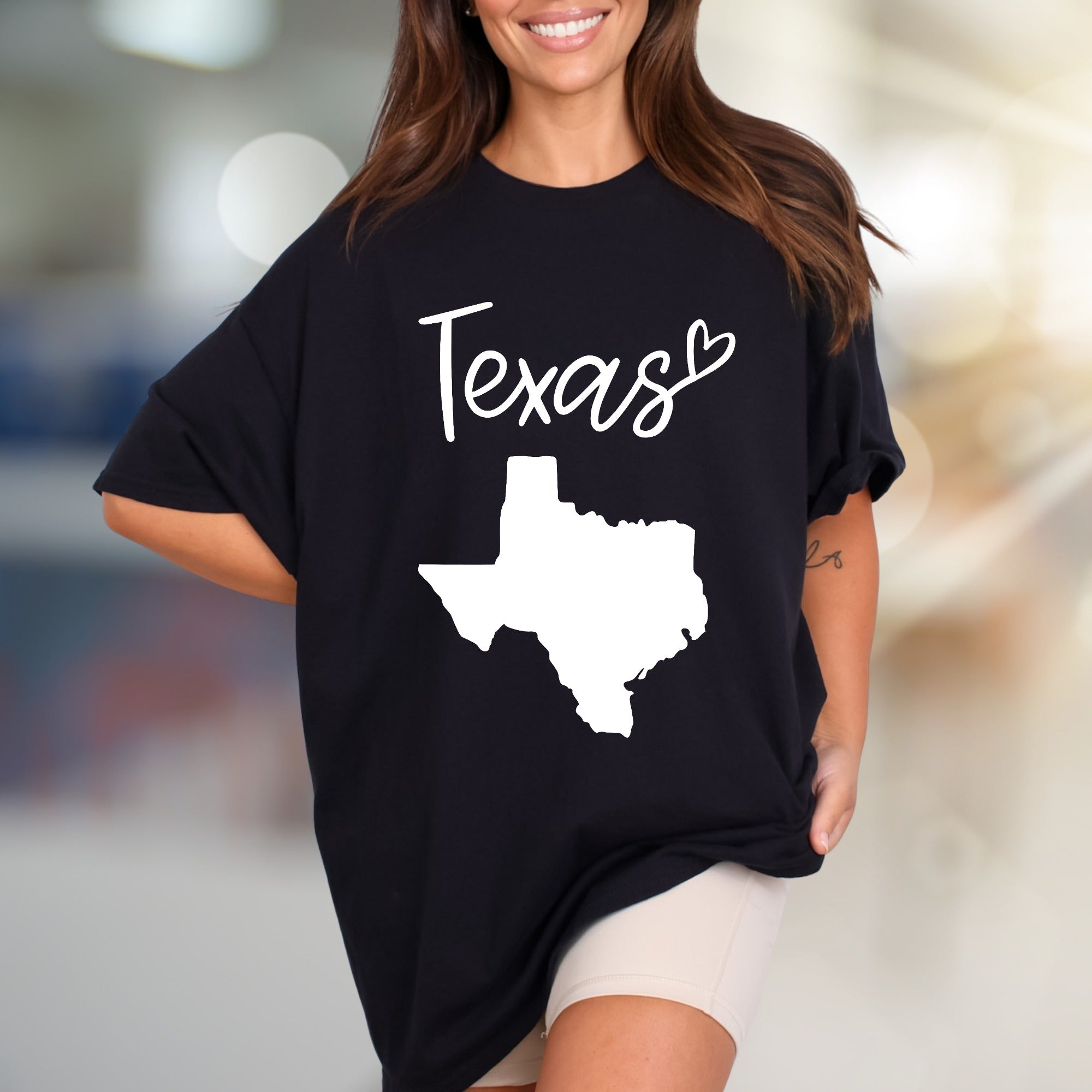 "Texas" State Map Graphic Tee, a Lone Star Lifestyle Pick for Texans