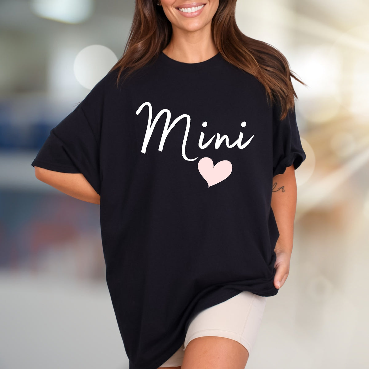 "Mini" Script Heart Graphic Tee, a Sweet Family Pick for Moms & Daughters