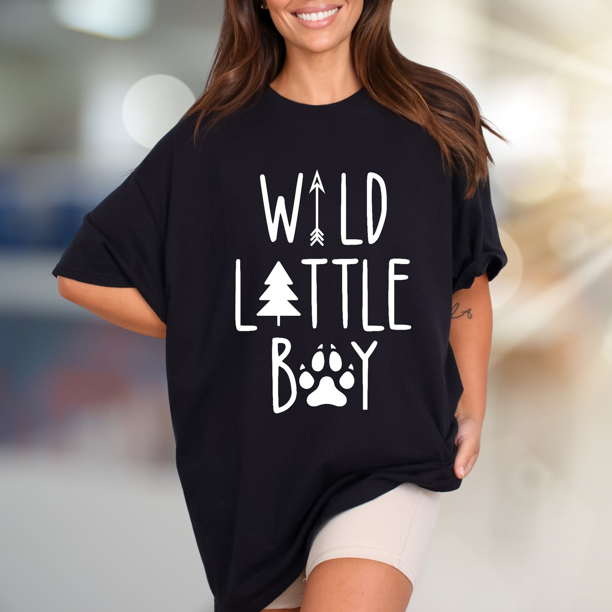 "Wild Little Boy" Wilderness Graphic Tee, a Nature-Inspired Pick for Adventurous Parents