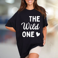 "THE Wild ONE" Bold Statement Graphic Tee, a Playful Pick for Free Spirits