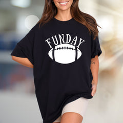 "FUNDAY" Football Graphic Tee, a Game Day Pick for Sports Fans