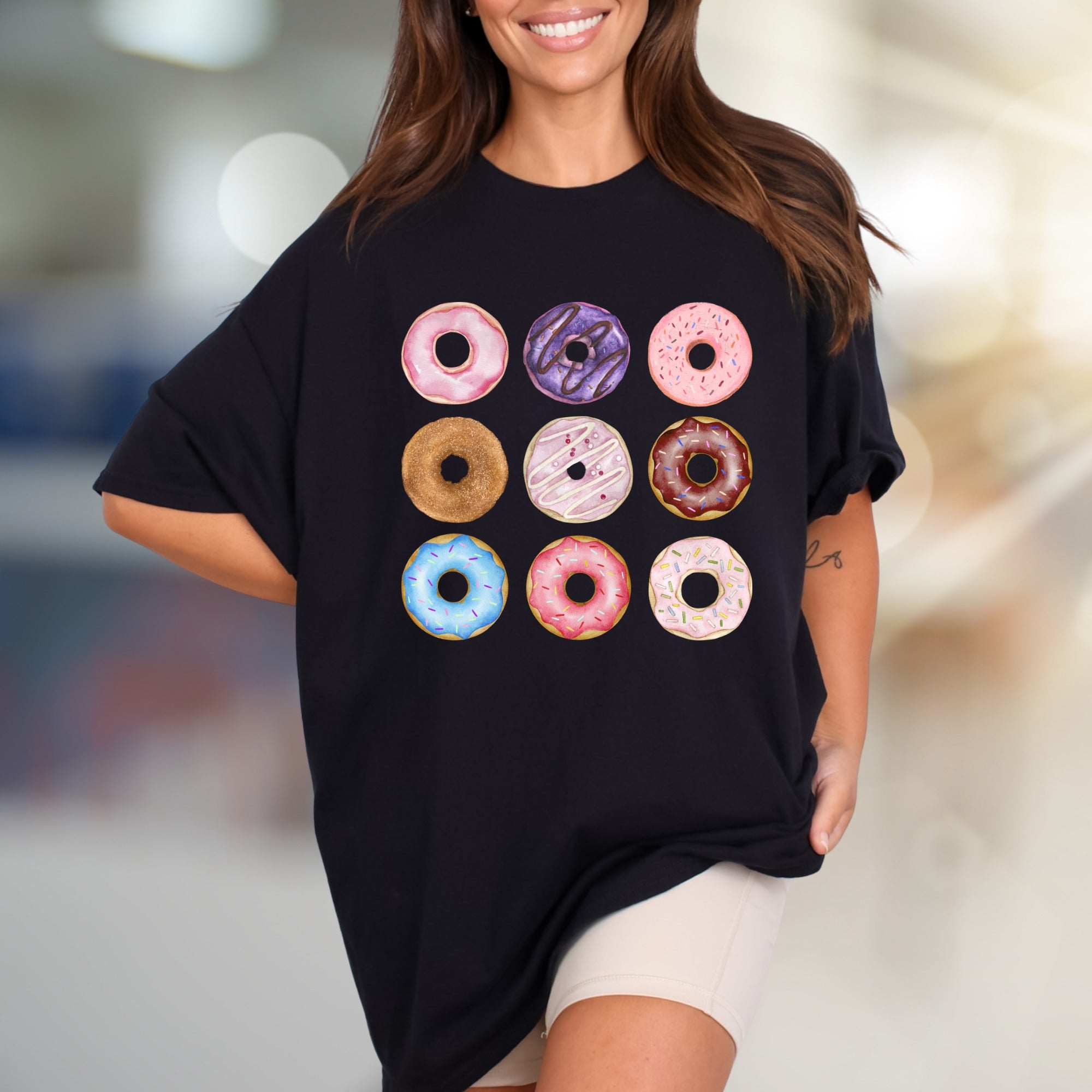 Donut Delights Dessert Graphic Tee, a Sweet Treat for Foodies