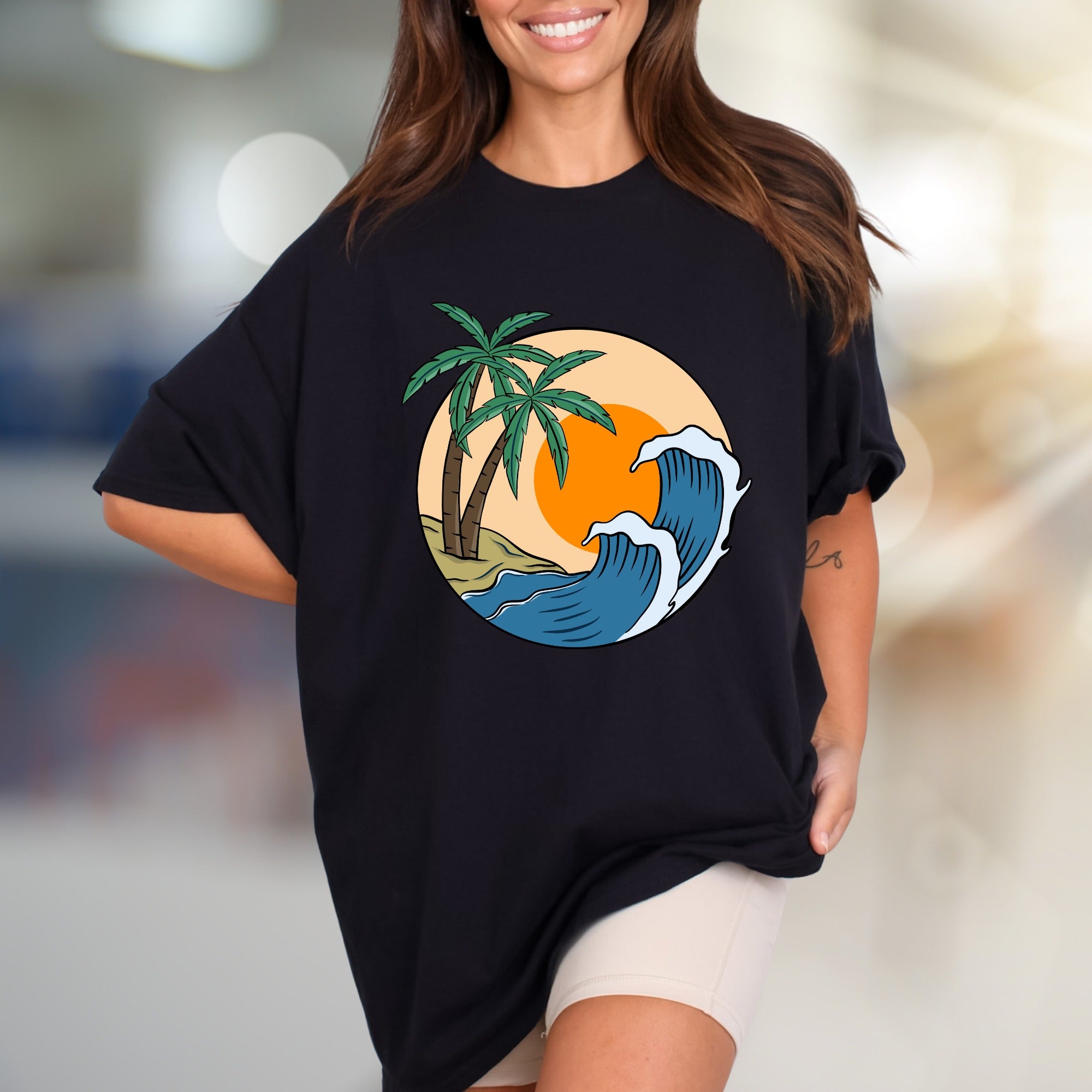 Coastal Escape Graphic Tee, a Beach Lover's Pick for Everyday Style