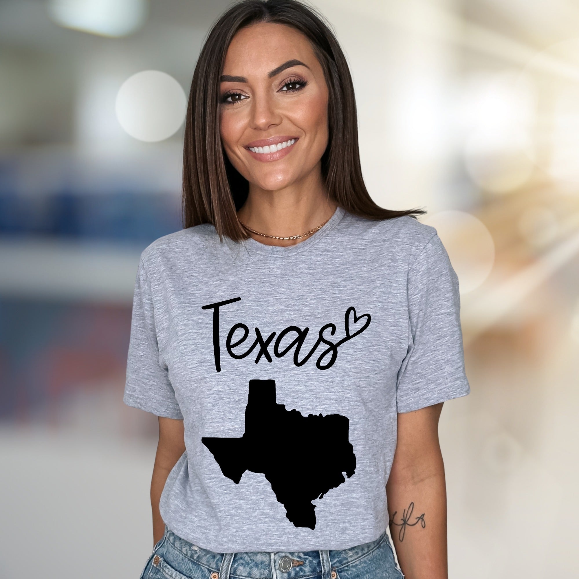 "Texas" State Map Graphic Tee, a Lone Star Lifestyle Pick for Texans