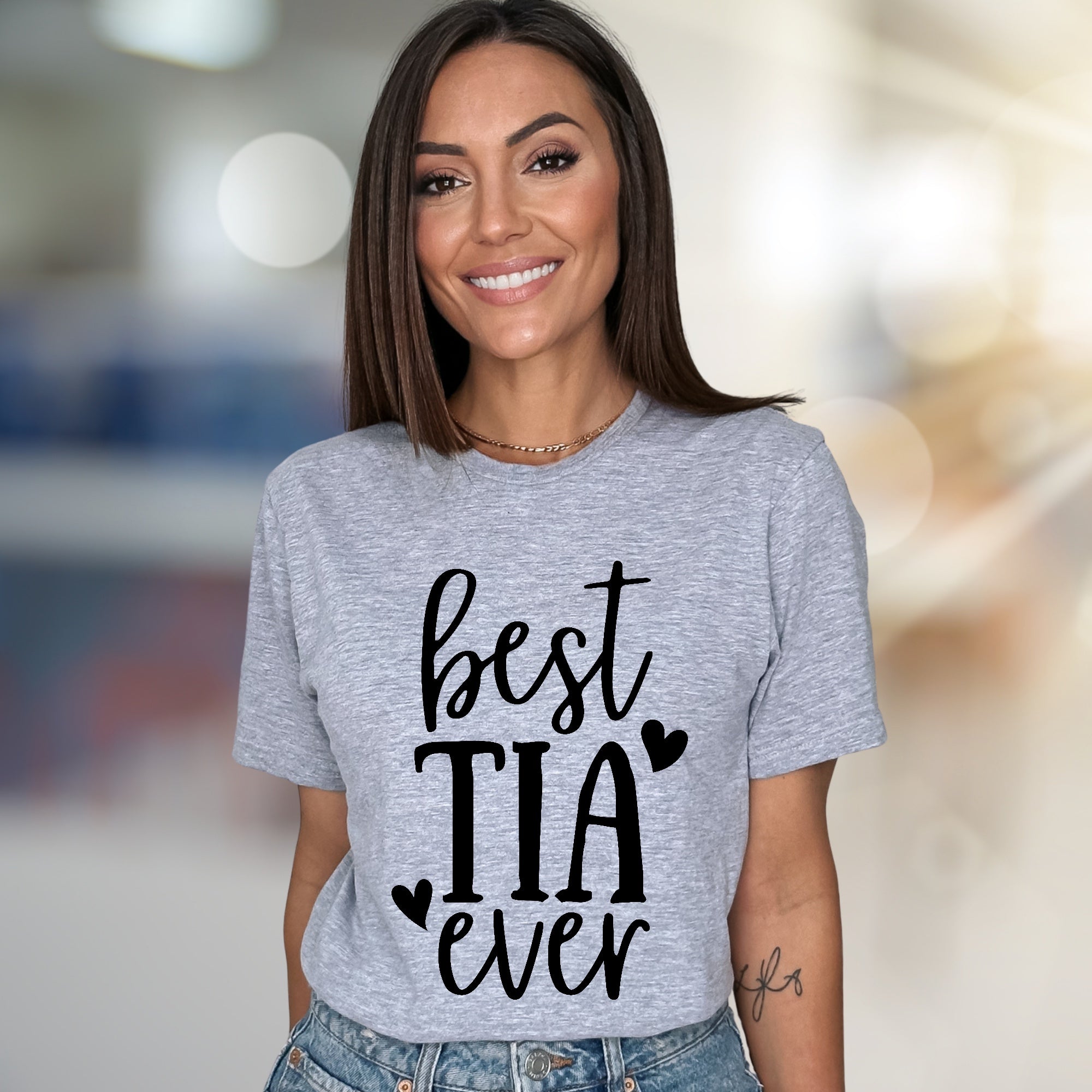 "Best TIA Ever" Graphic Tee, A Heartfelt Gift for Aunties