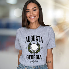 "Augusta Georgia Golf Club" Vintage Sports Graphic Tee, a Classic Pick for Golf Enthusiasts