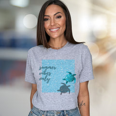 “Summer Vibes Only” Ocean Graphic Tee, a Coastal Pick for Beach Lovers