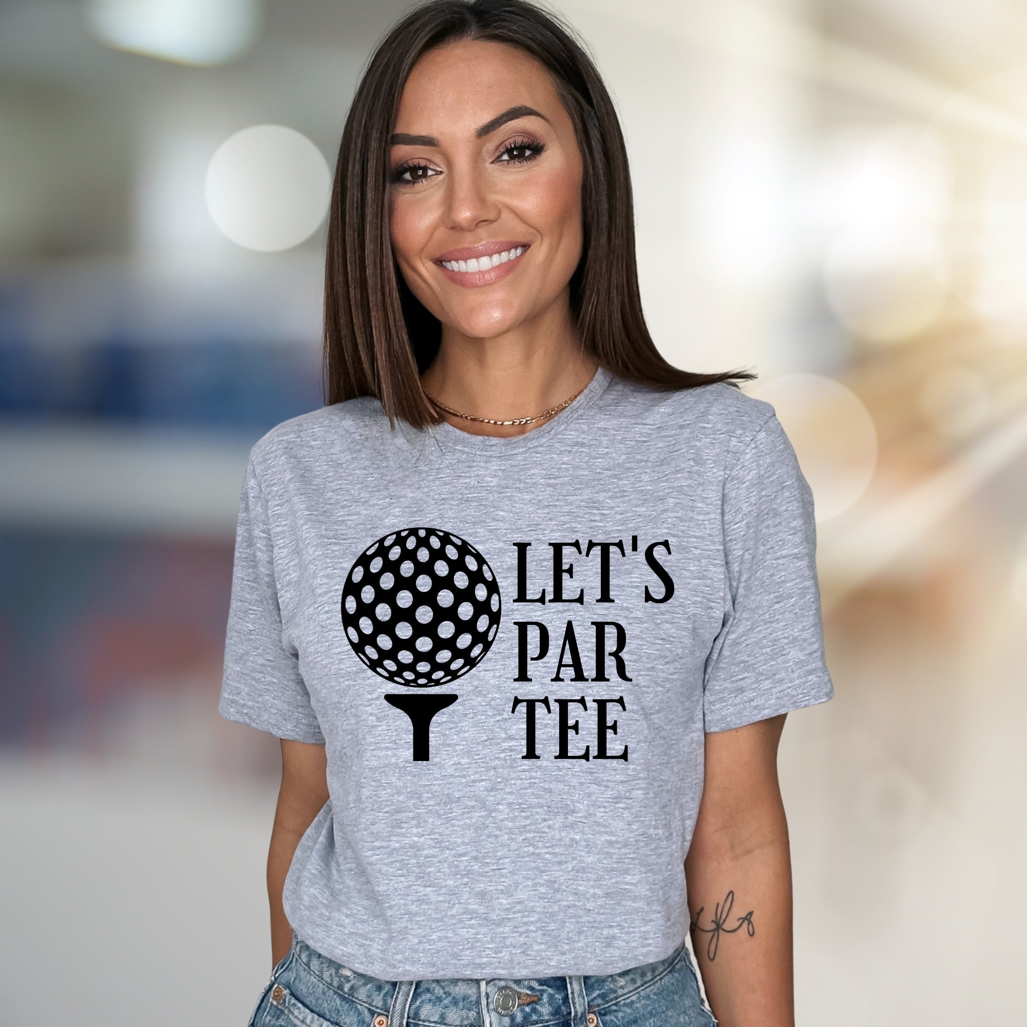 Let's Par Tee Golf Graphic Tee, A Playful Sports Pick for Golfers