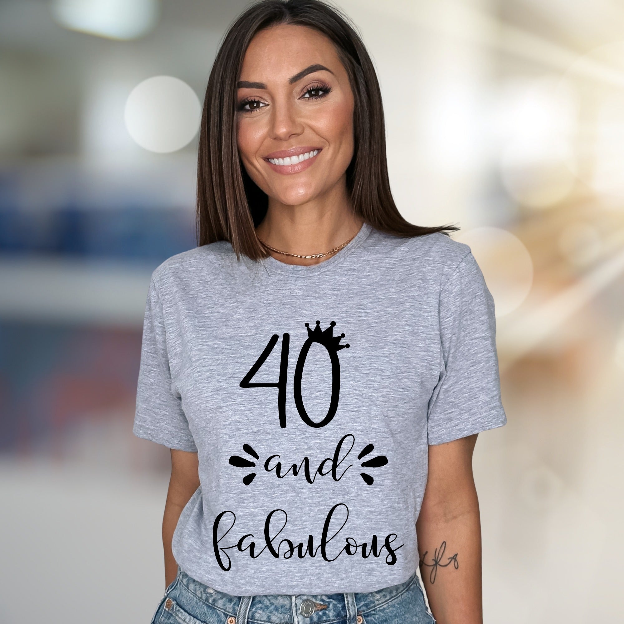 "40 and Fabulous" Birthday Queen Graphic Tee, a Celebrate-It Pick for Her