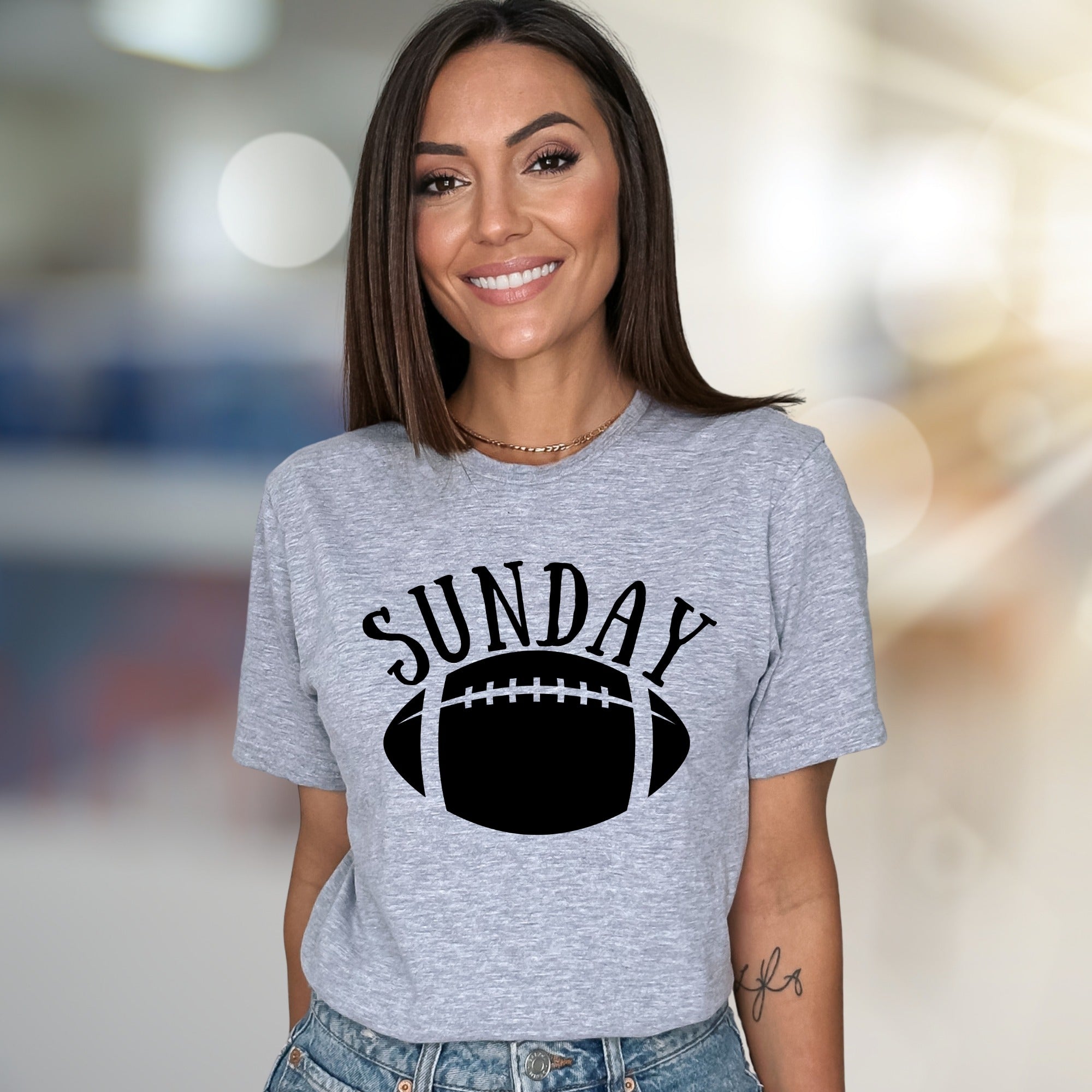 "SUNDAY" Football Graphic Tee, a Game Day Pick for Sports Fans