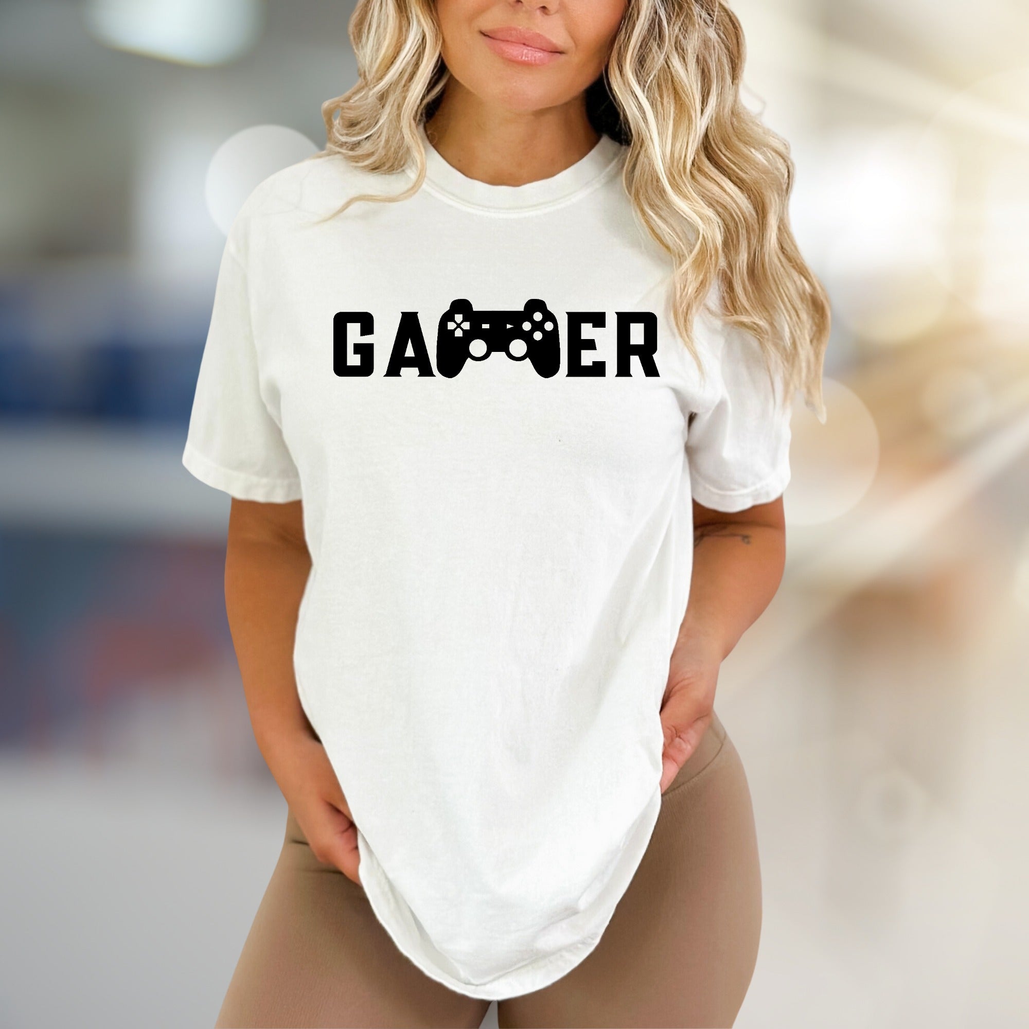 "GAMER" Controller Graphic Tee, a Gaming Enthusiast Pick for All Players