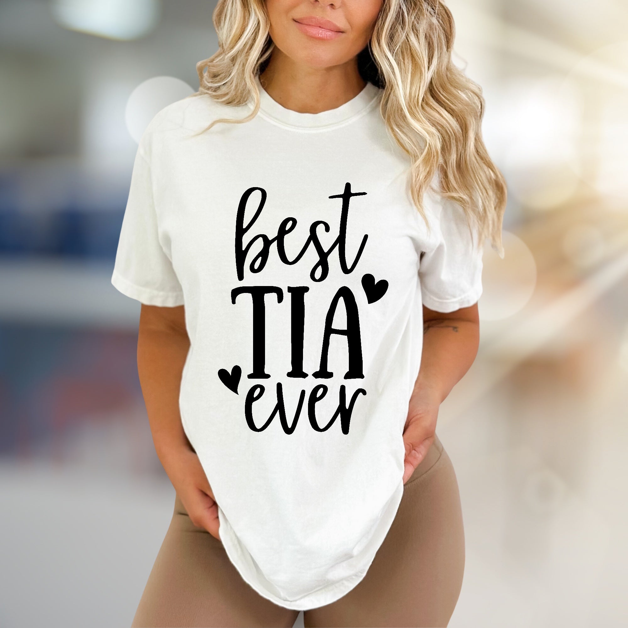 "Best TIA Ever" Graphic Tee, A Heartfelt Gift for Aunties
