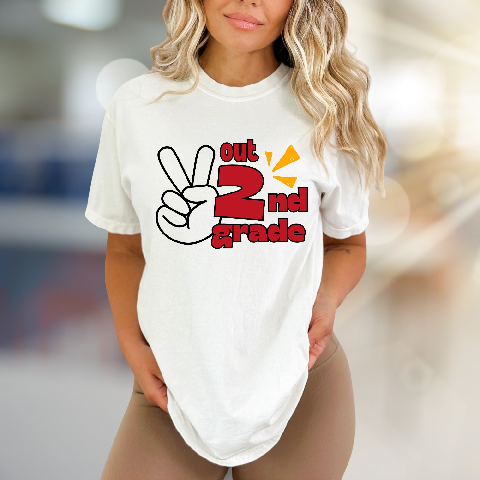 "Out 2nd Grade" School's Out Graphic Tee, a Celebration Pick for Students