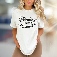 "Blending Is My Cardio" Makeup Artist Graphic Tee, a Beauty Lover's Pick for Everyday Glam