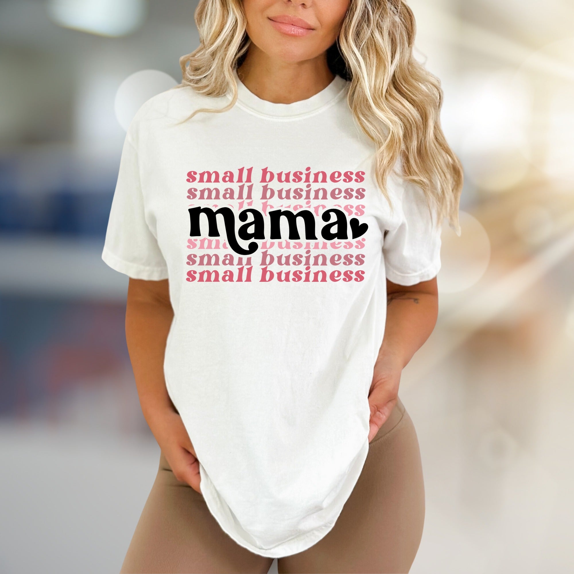 "Small Business Mama" Entrepreneur Graphic Tee, a Heartfelt Pick for Dedicated Moms
