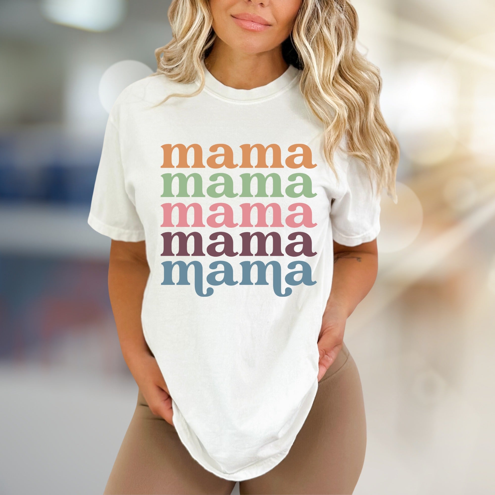 "Mama Mama Mama Mama Mama" Retro Graphic Tee, A Mother's Day Pick for Her