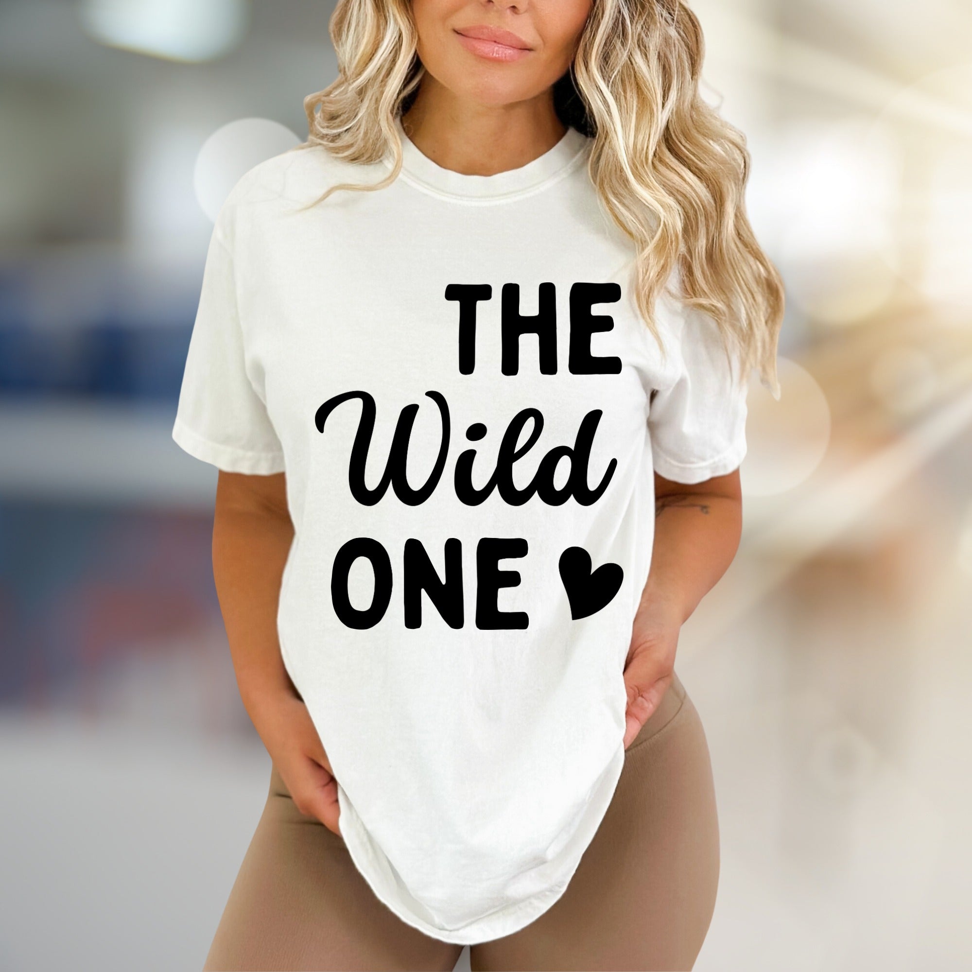 "THE Wild ONE" Bold Statement Graphic Tee, a Playful Pick for Free Spirits