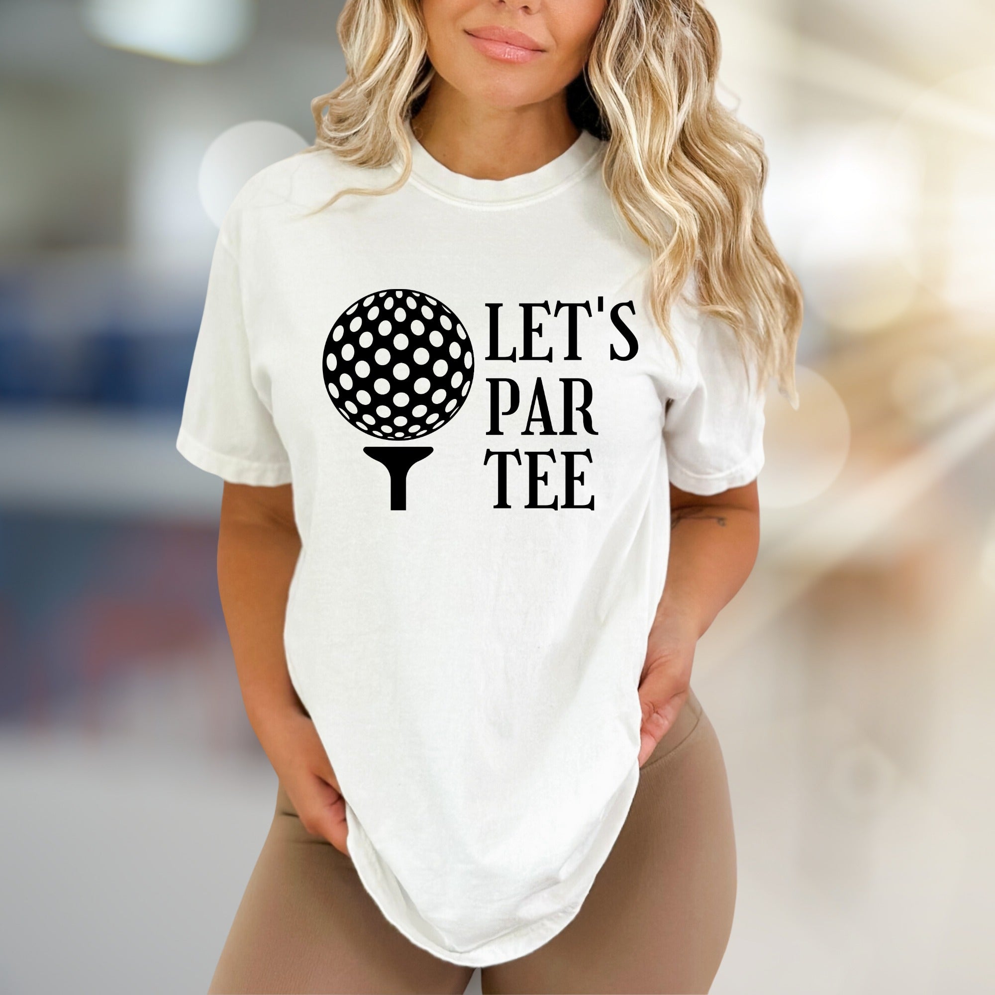 Let's Par Tee Golf Graphic Tee, A Playful Sports Pick for Golfers